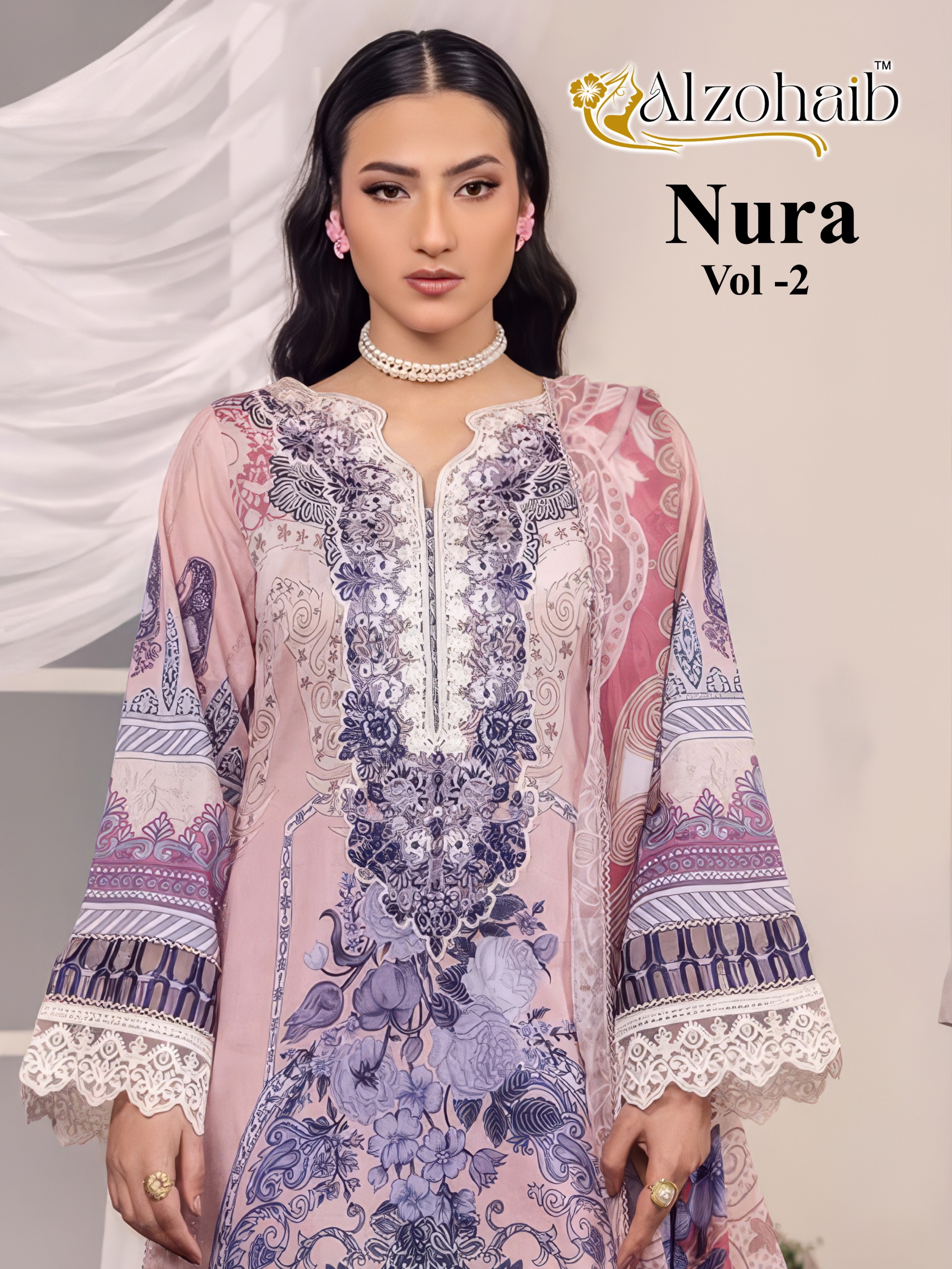 Alzohaib – Nura Vol.2 Cotton Duptta     Salwar Suit Wholesale Catalog Any Occasion