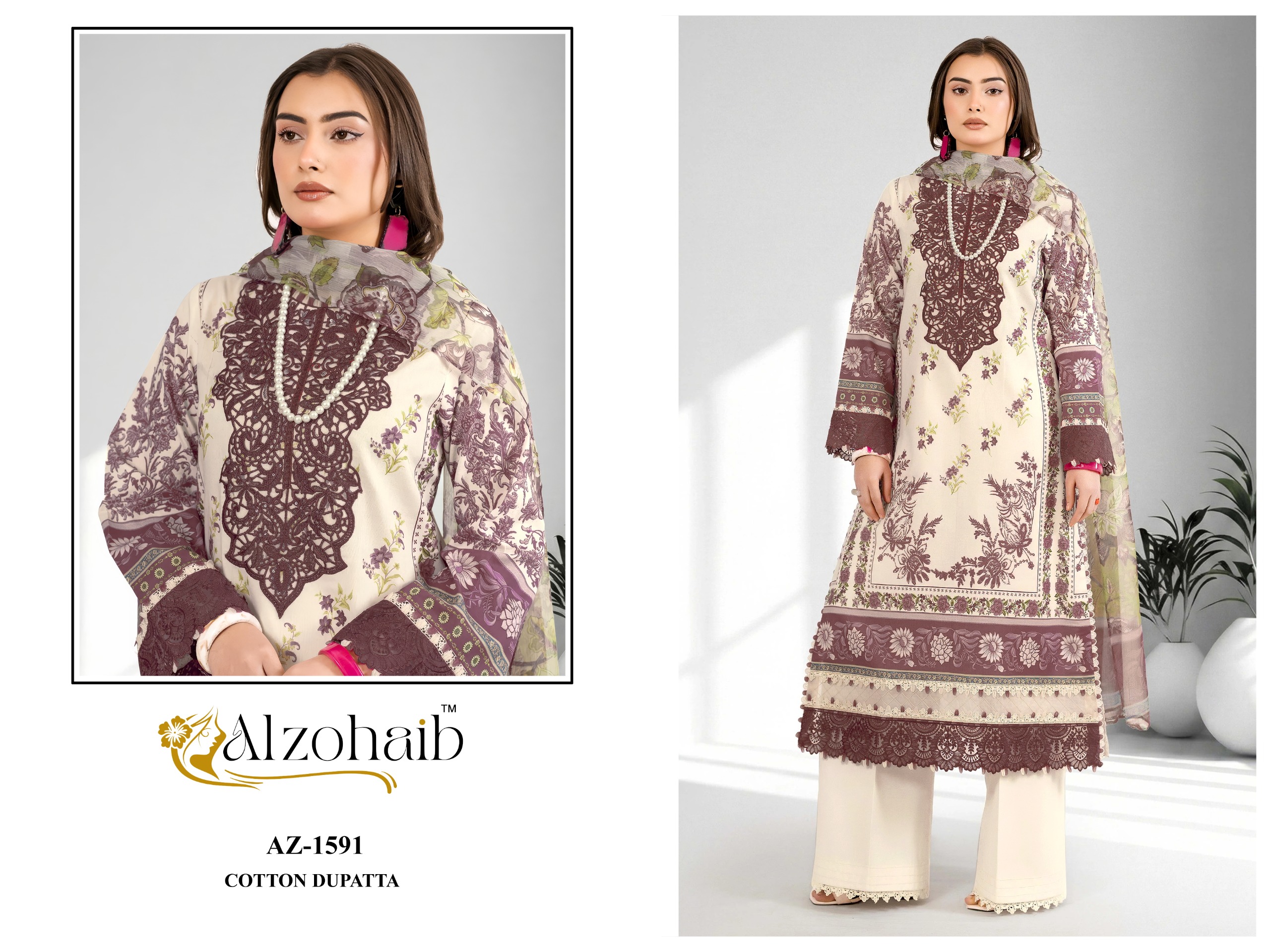Alzohaib – Nura Vol.2 Chiffon Duptta