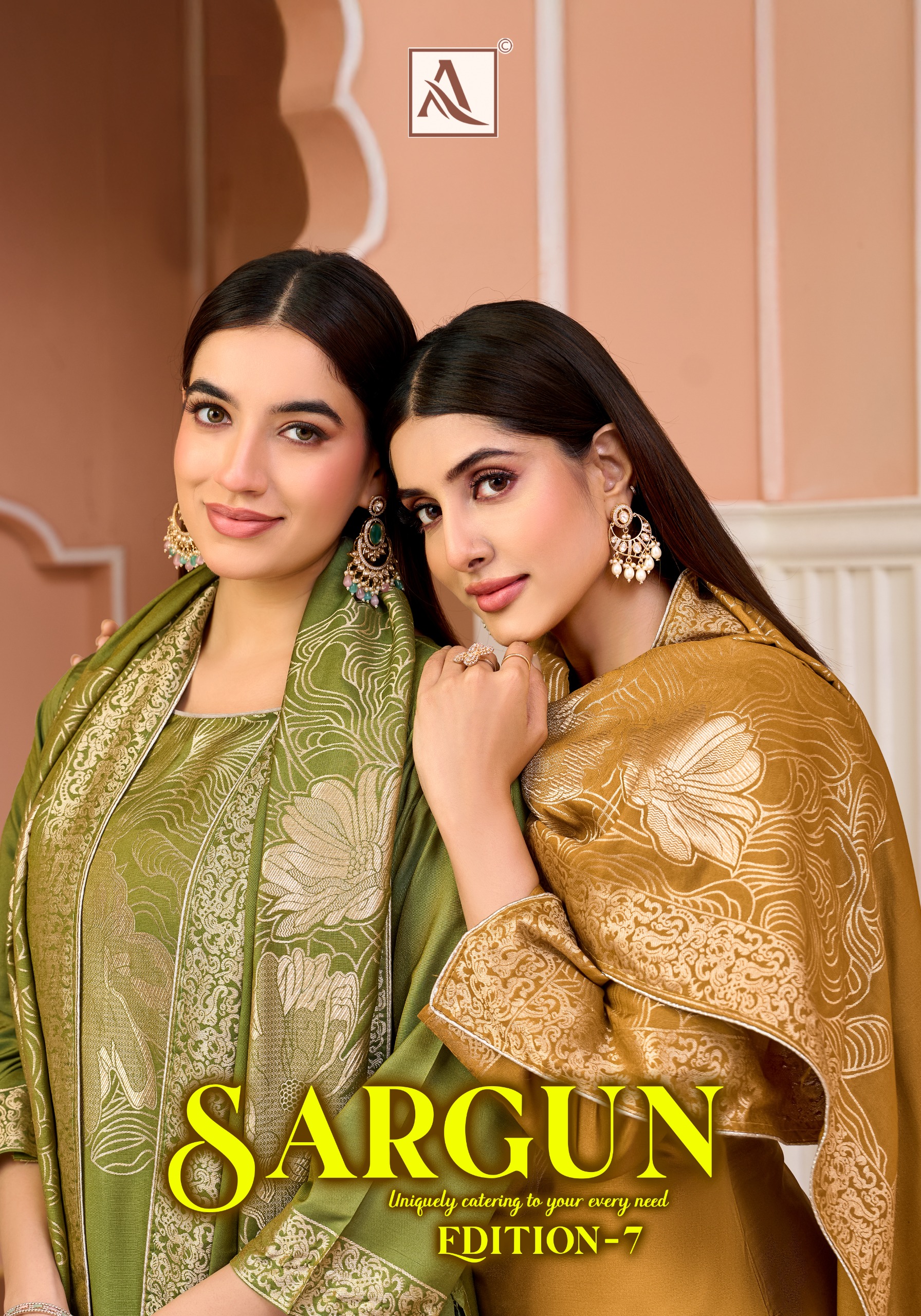 Alok Suit – Sargun Vol.7     Salwar Suit Wholesale Catalog Any Occasion