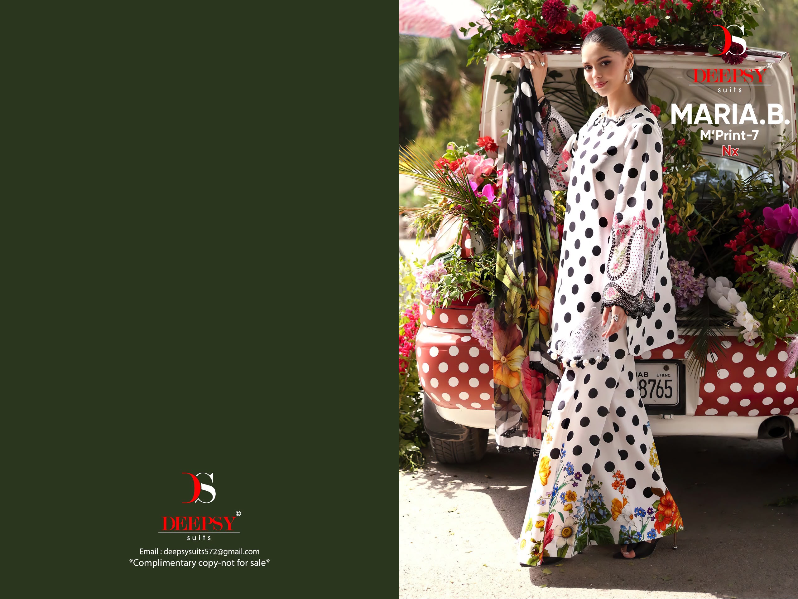 DEEPSY SUITS – Maria B M Print -25 7 Nx Cotton Duptta     Salwar Suit Wholesale Catalog Any Occasion