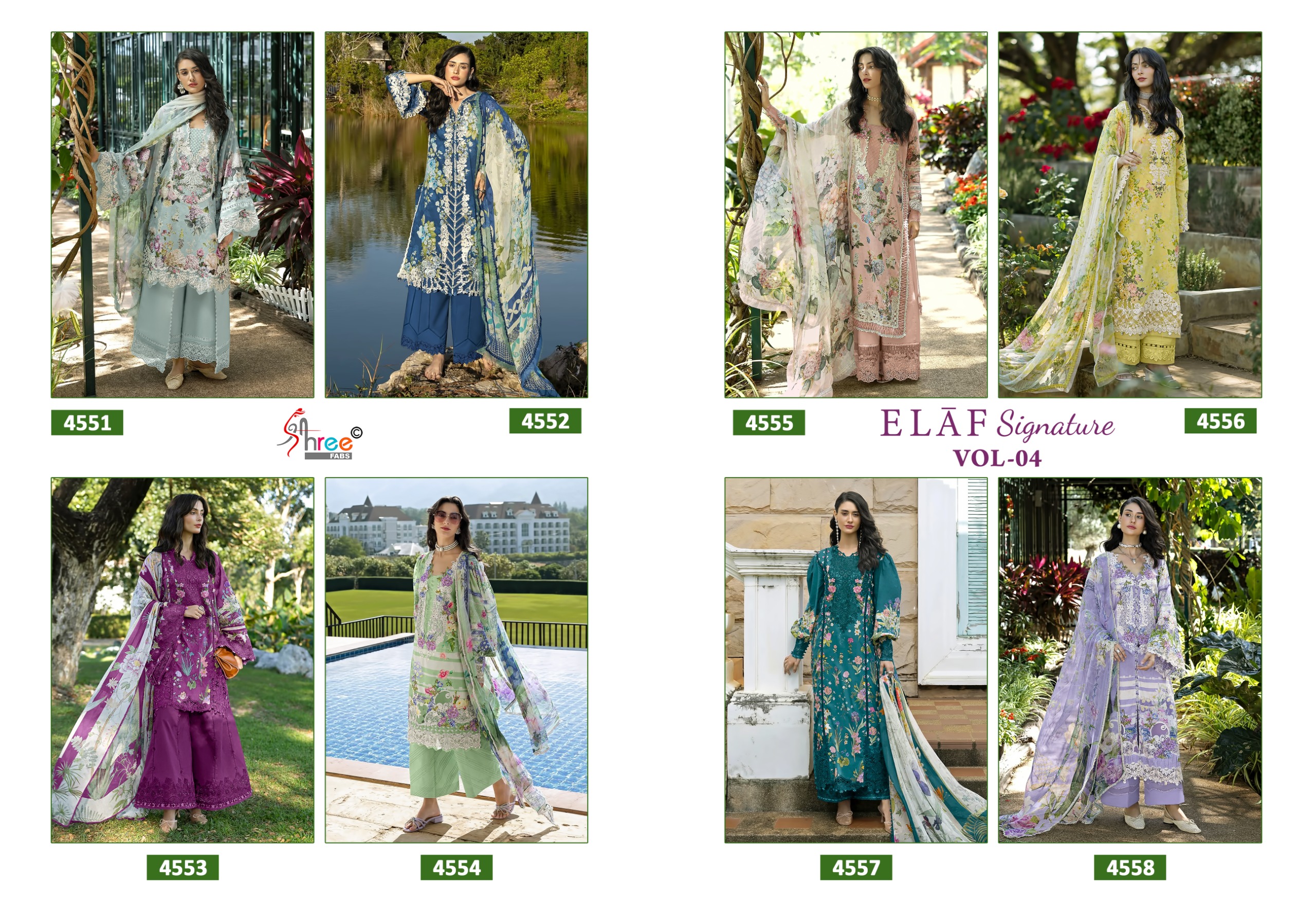 Shree Fab - Elaf Singnature vol.4 Ciffon Duptta Shree Fab – Elaf Singnature vol.4 Ciffon Duptta