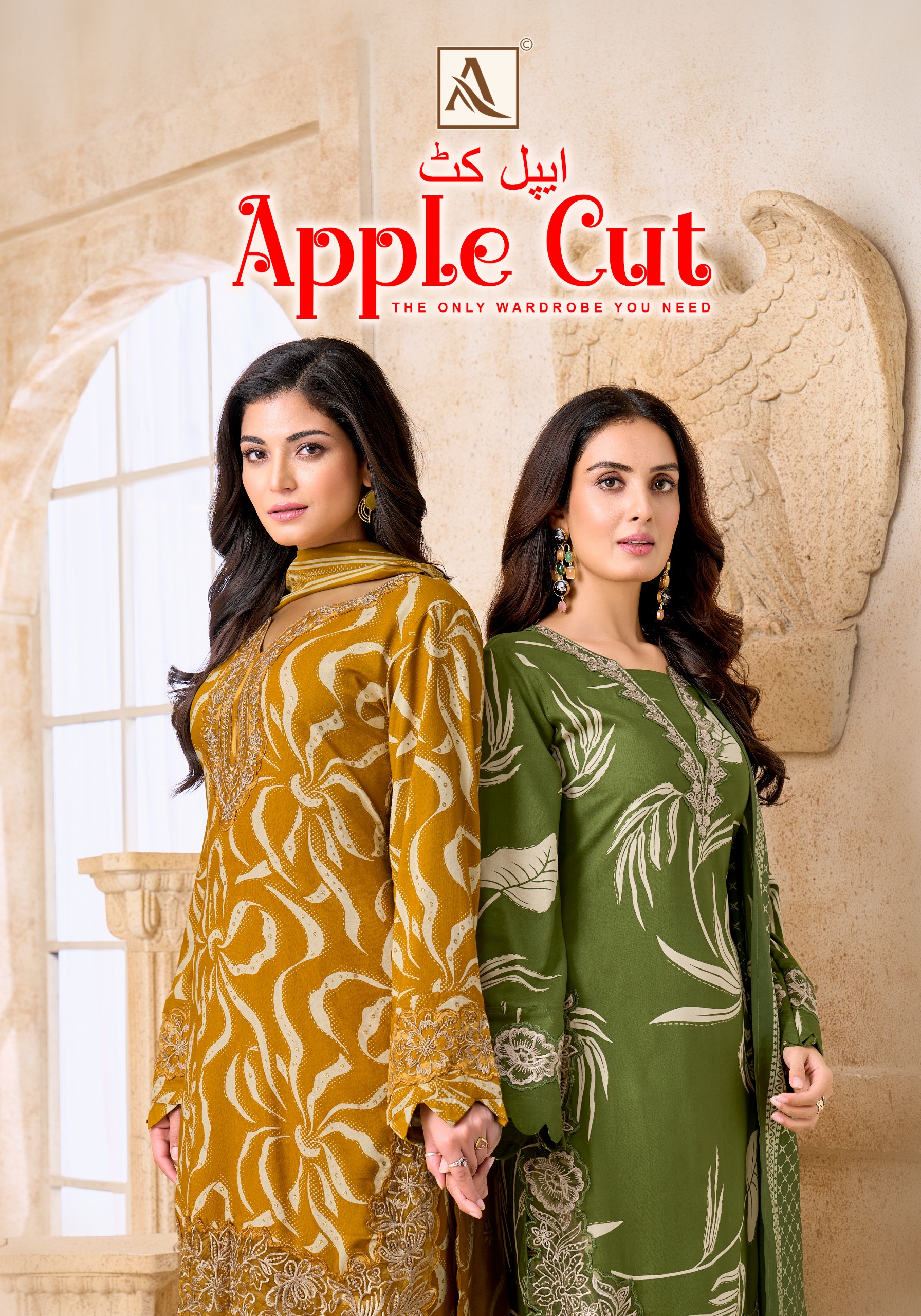 Alok Suit – Apple Cut     Salwar Suit Wholesale Catalog Any Occasion