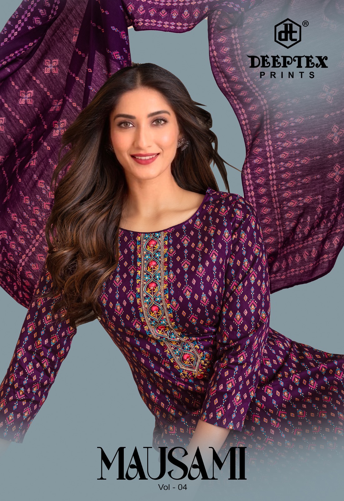 Deeptex Print – Mausami Vol.4     Salwar Suit Wholesale Catalog Festival