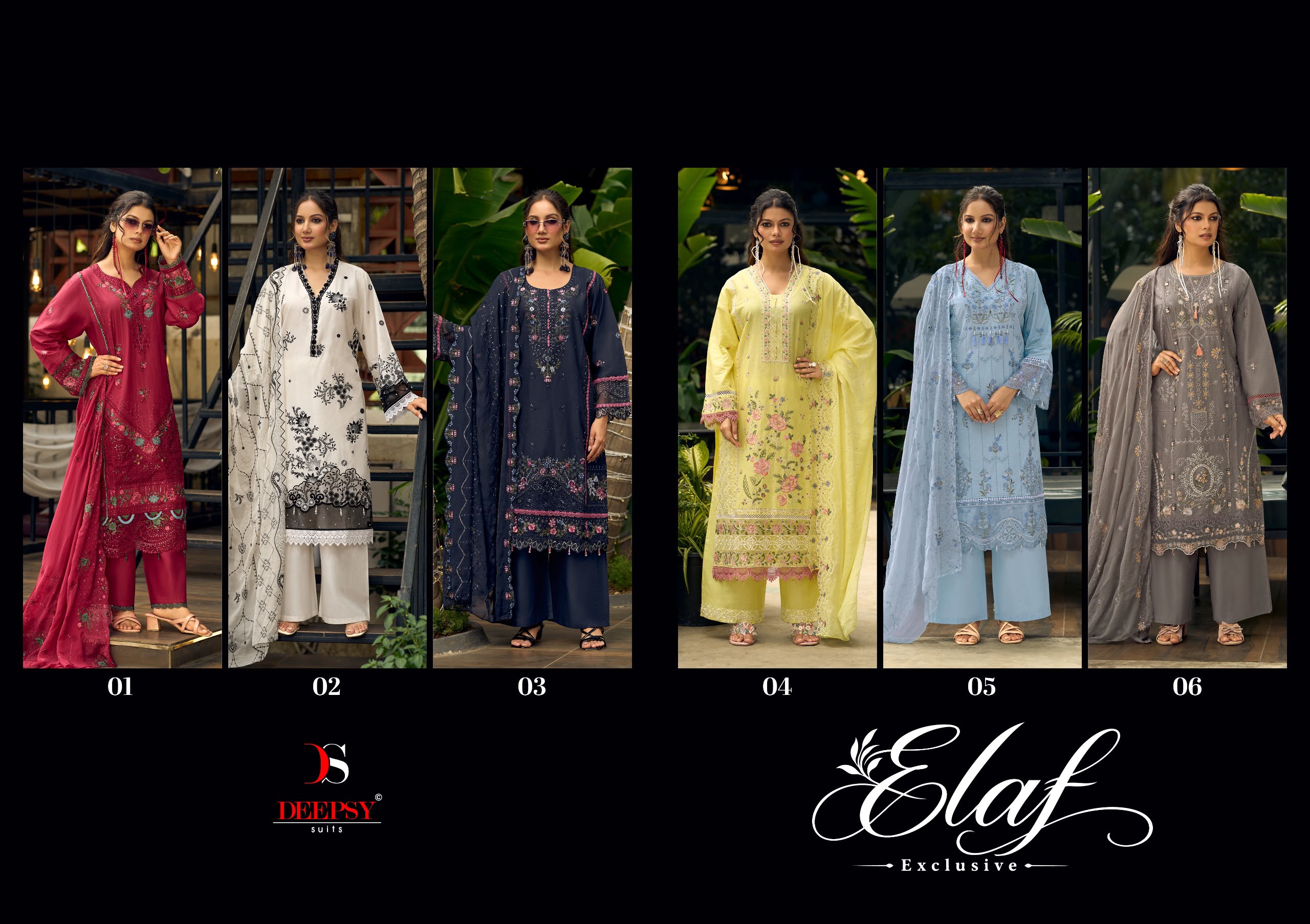 DEEPSY SUITS – Elaf Bemberg Chiffon Duptta