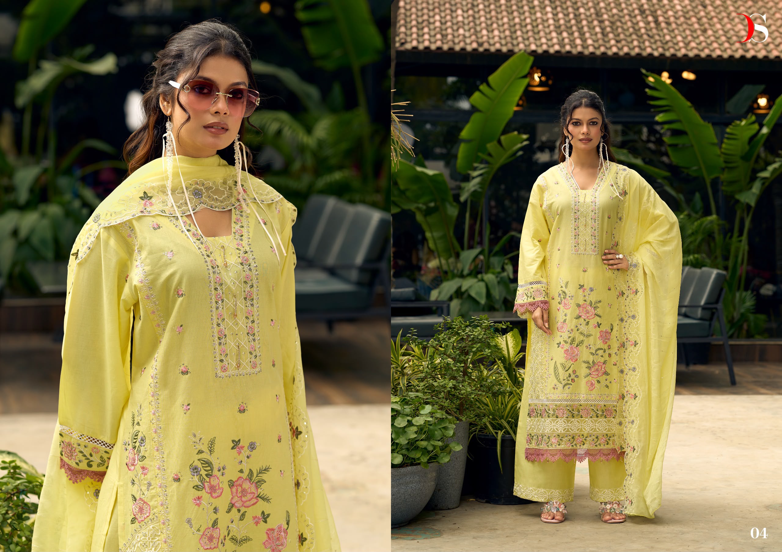 DEEPSY SUITS – Elaf Bemberg Chiffon Duptta