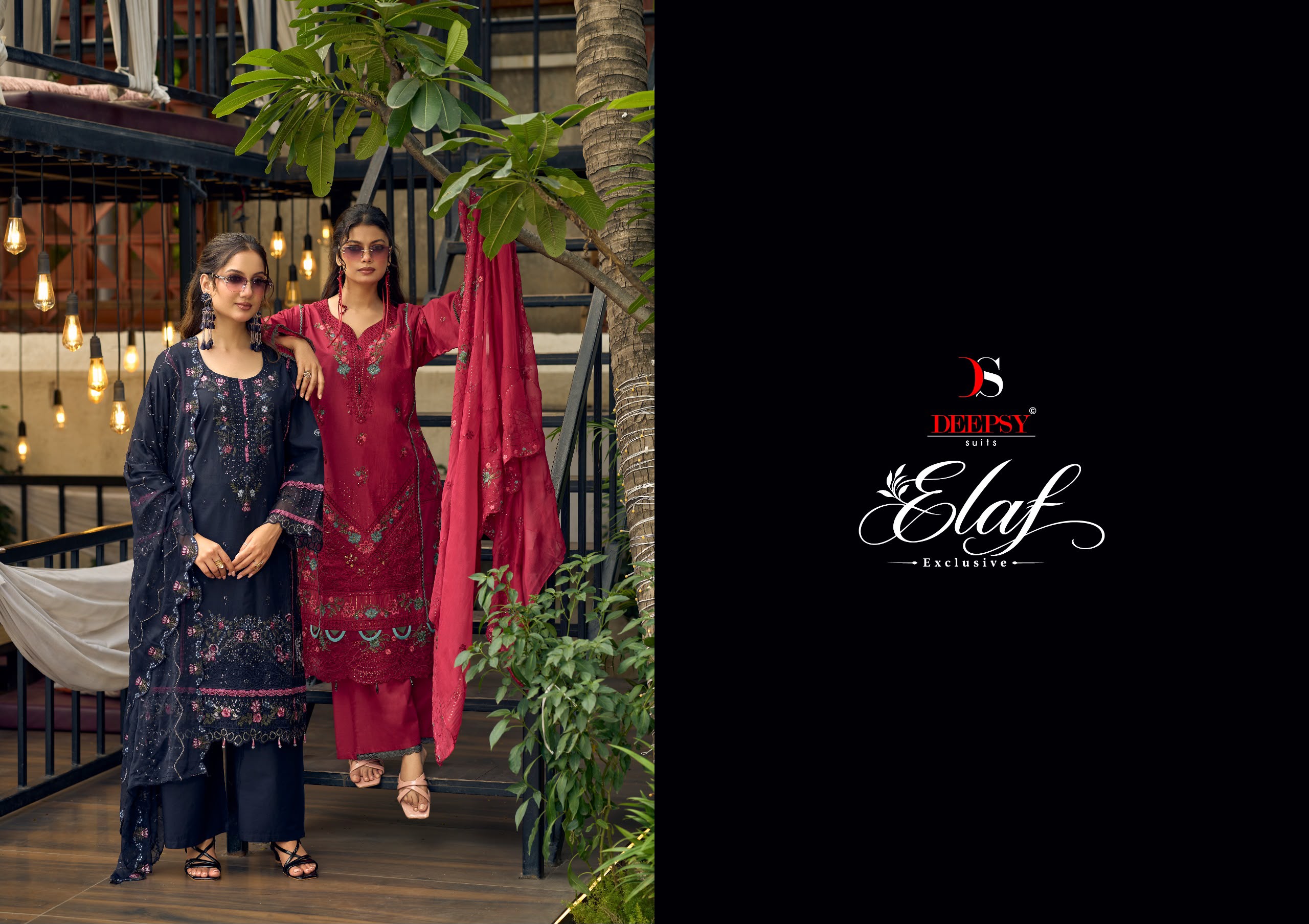 DEEPSY SUITS – Elaf Bemberg Chiffon Duptta