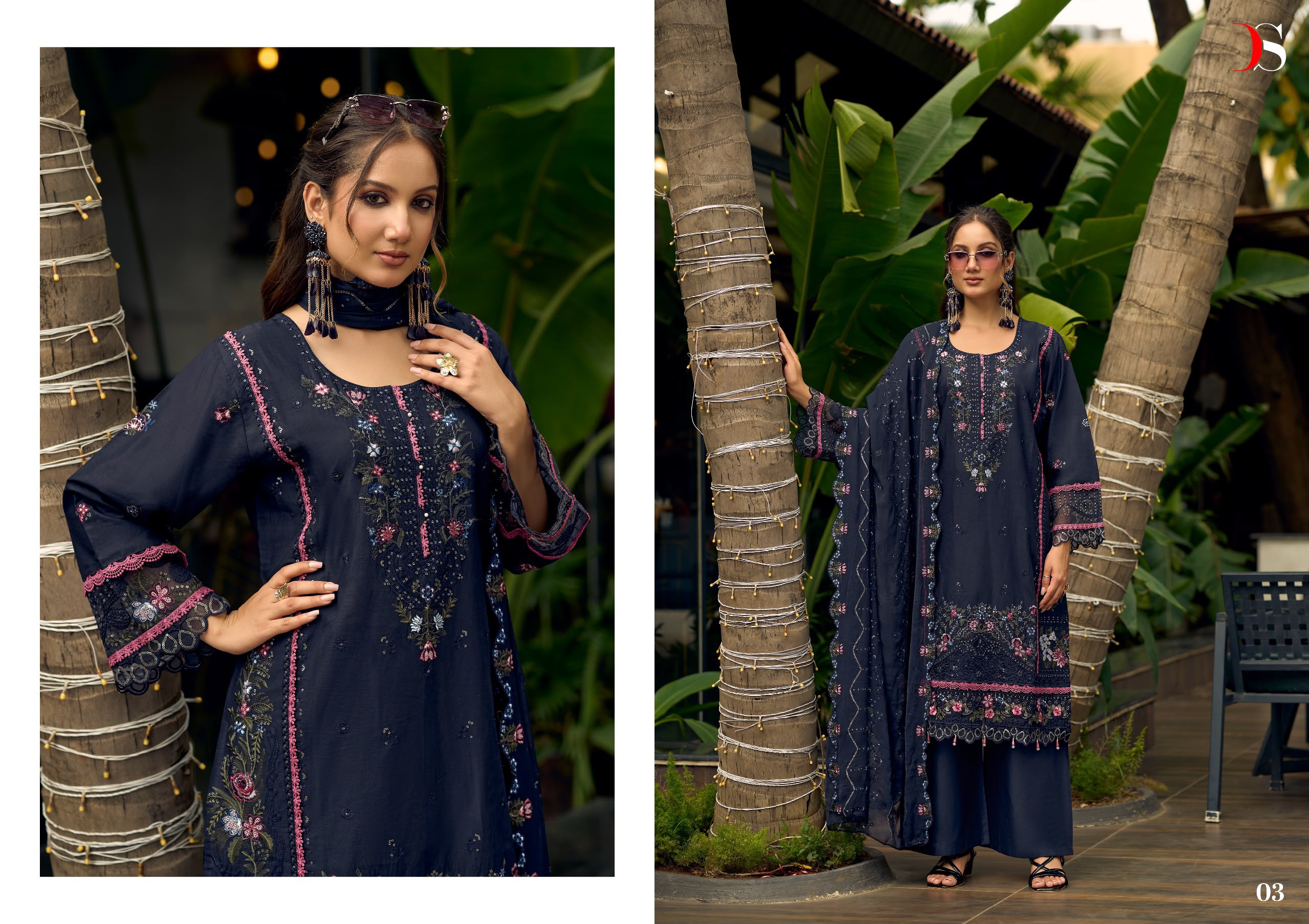 DEEPSY SUITS – Elaf Bemberg Chiffon Duptta