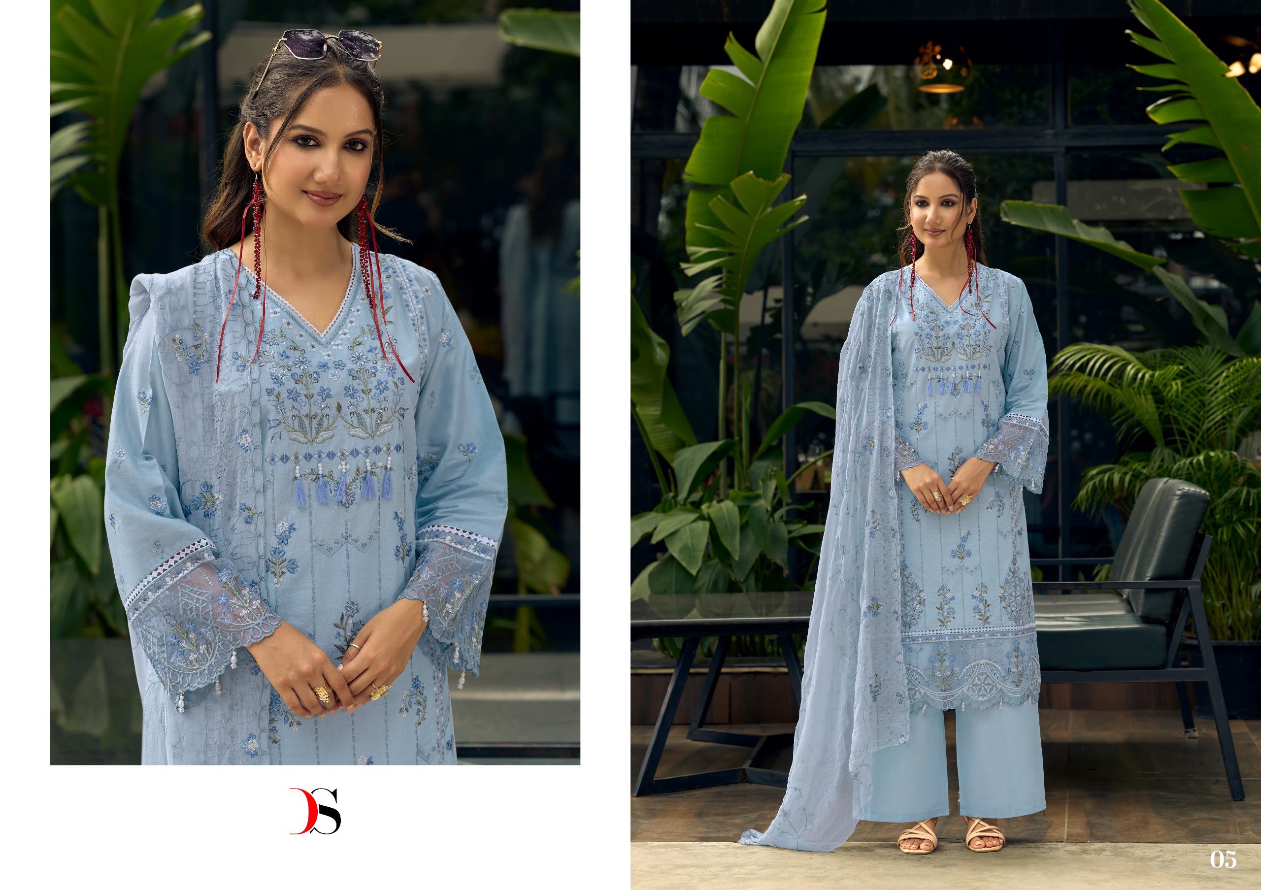 DEEPSY SUITS – Elaf Bemberg Chiffon Duptta
