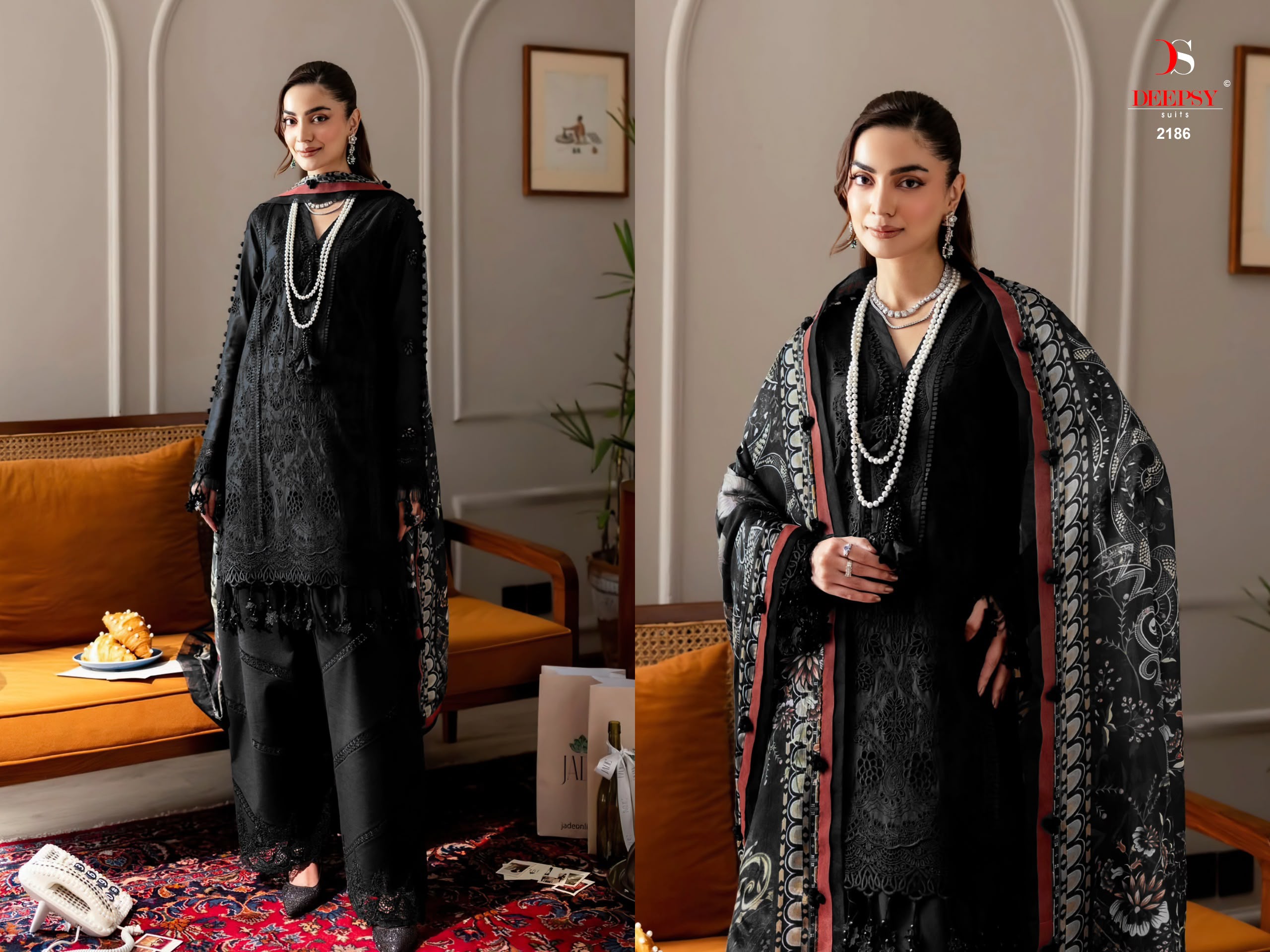 DEEPSY SUITS - Jade couture luxury lawn Ciffon Duptta DEEPSY SUITS – Jade couture luxury lawn Ciffon Duptta