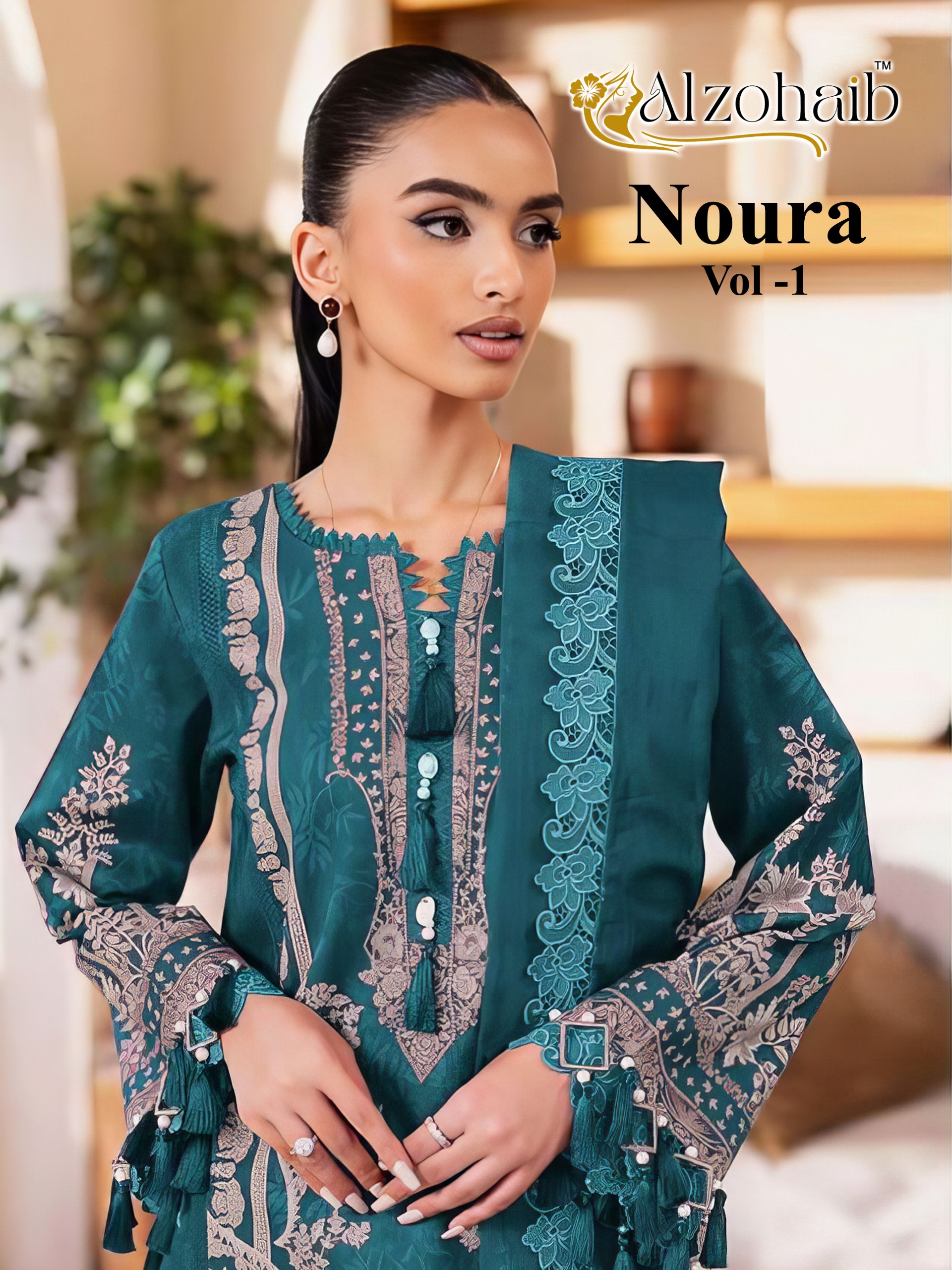 Al Zohaib – Nura Vol.1 Cotton Duptta     Salwar Suit Wholesale Catalog Casual Wear