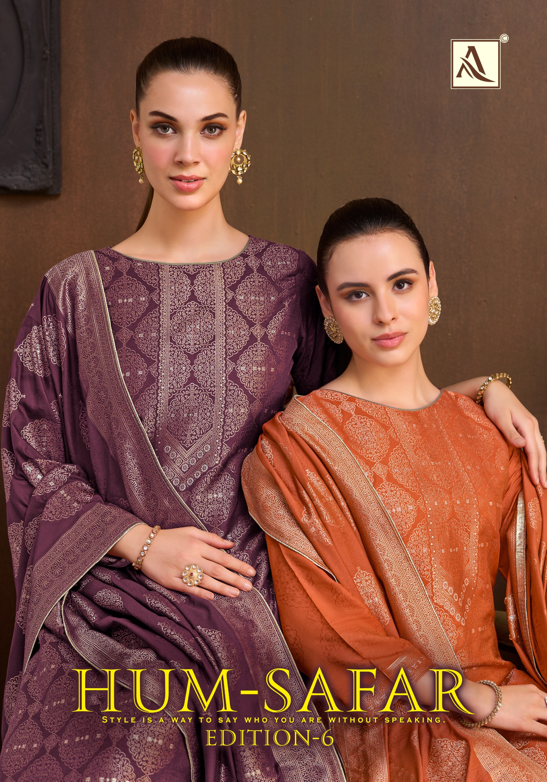 Alok Suit - Hum Safar Vol.6 Alok Suit – Hum Safar Vol.6 Salwar Suit Wholesale Catalog Any Occasion