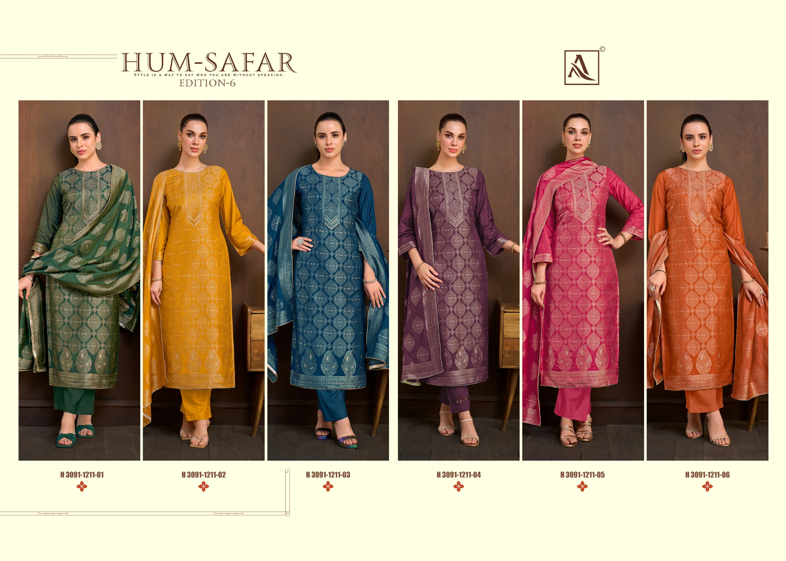 Alok Suit – Hum Safar Vol.6