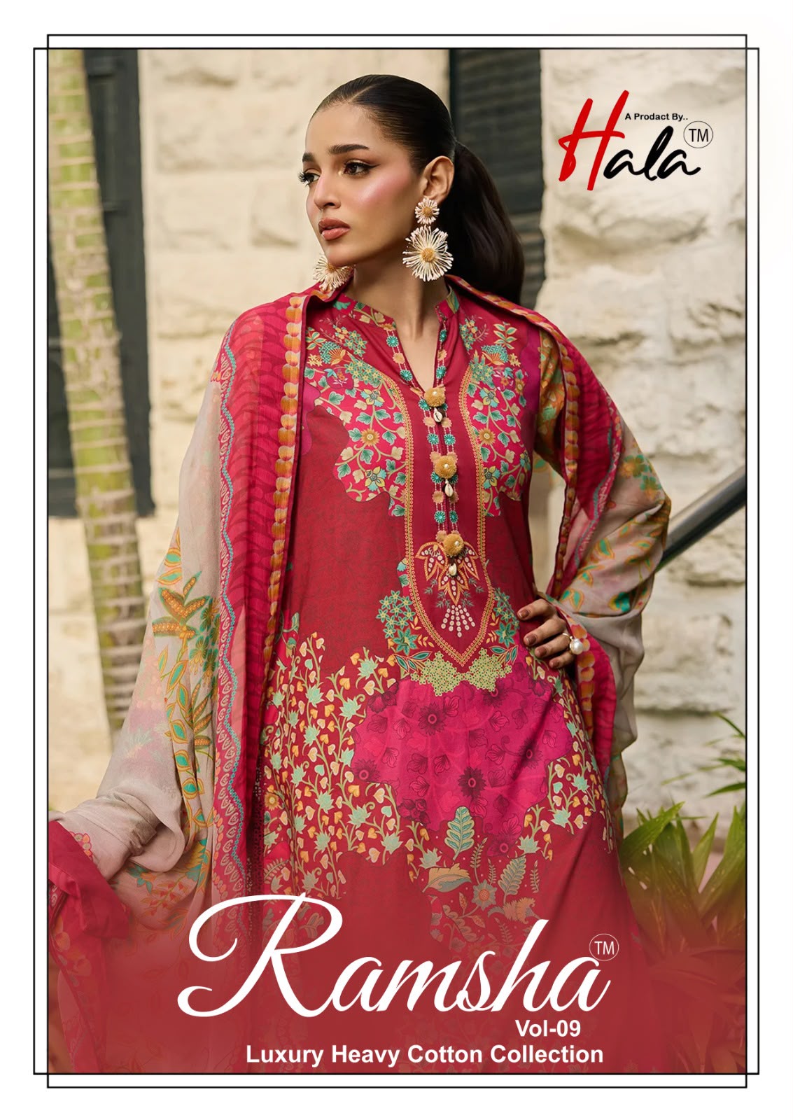 Hala - Ramsha vol.9 Hala – Ramsha Vol.9 Cotton Printed Wholesale Catalog Any Occasion