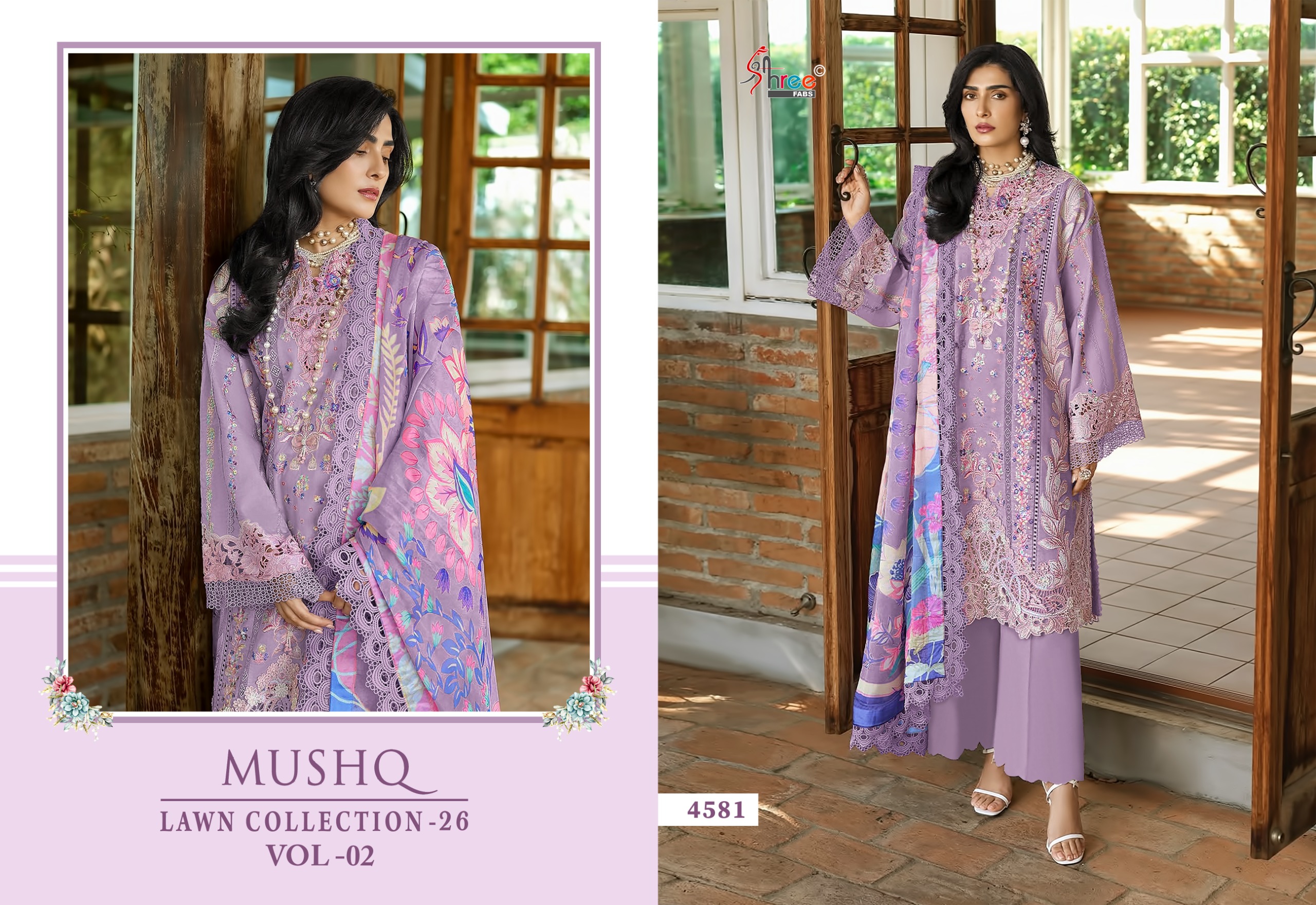 Shree Fab – Mushq lawn vol.2 Ciffon Duptta