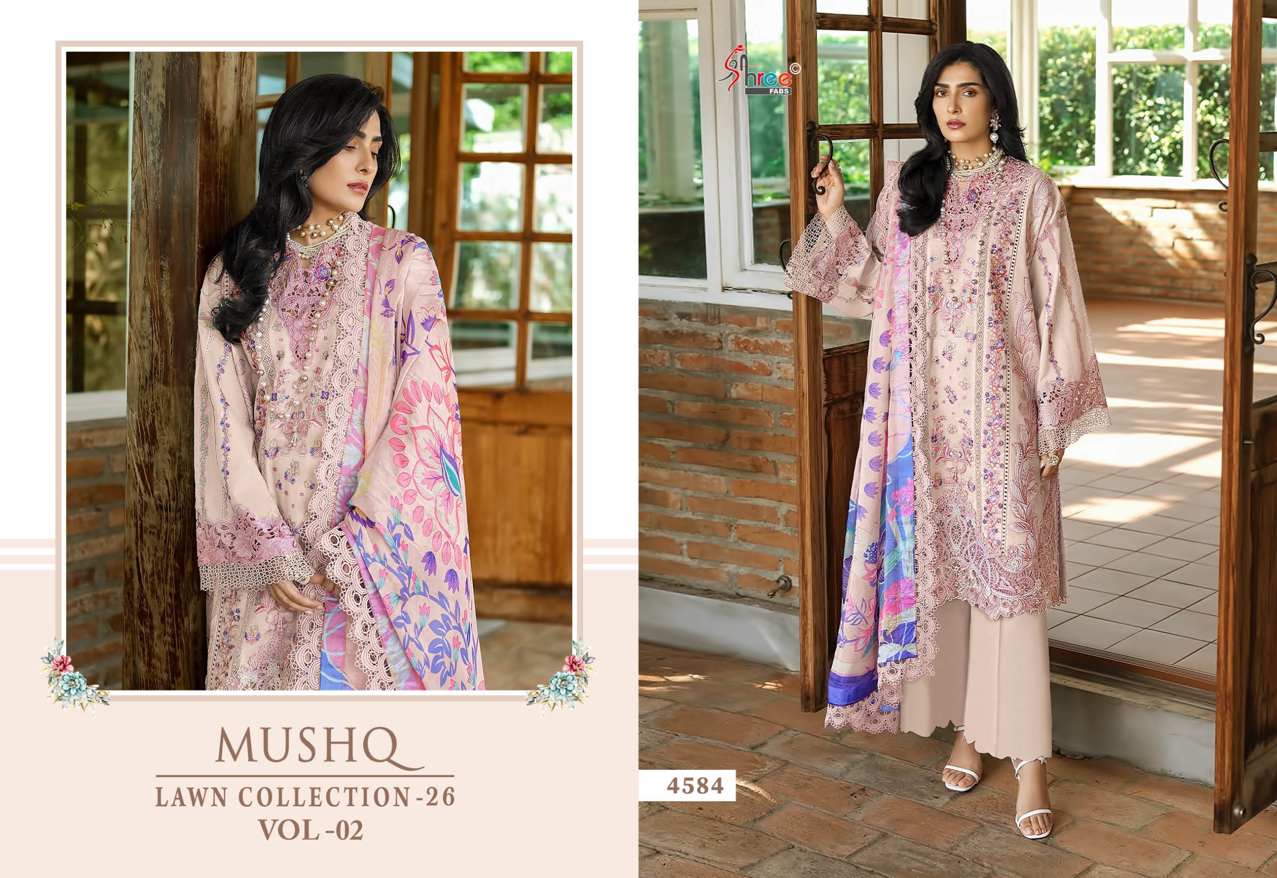Shree Fab – Mushq lawn vol.2 Ciffon Duptta