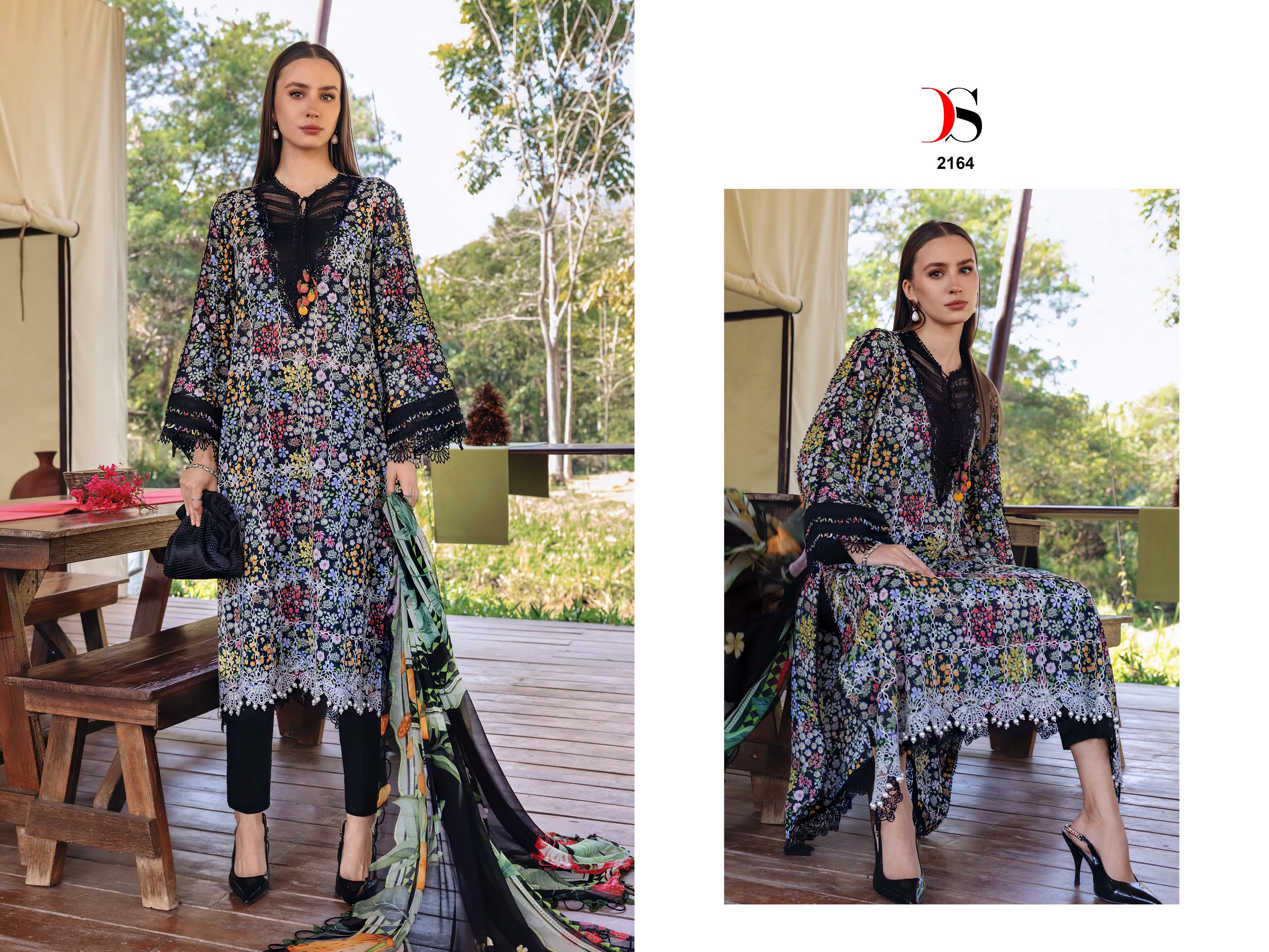 DEEPSY SUITS – Maria B M Print-8 Cotton Duptta