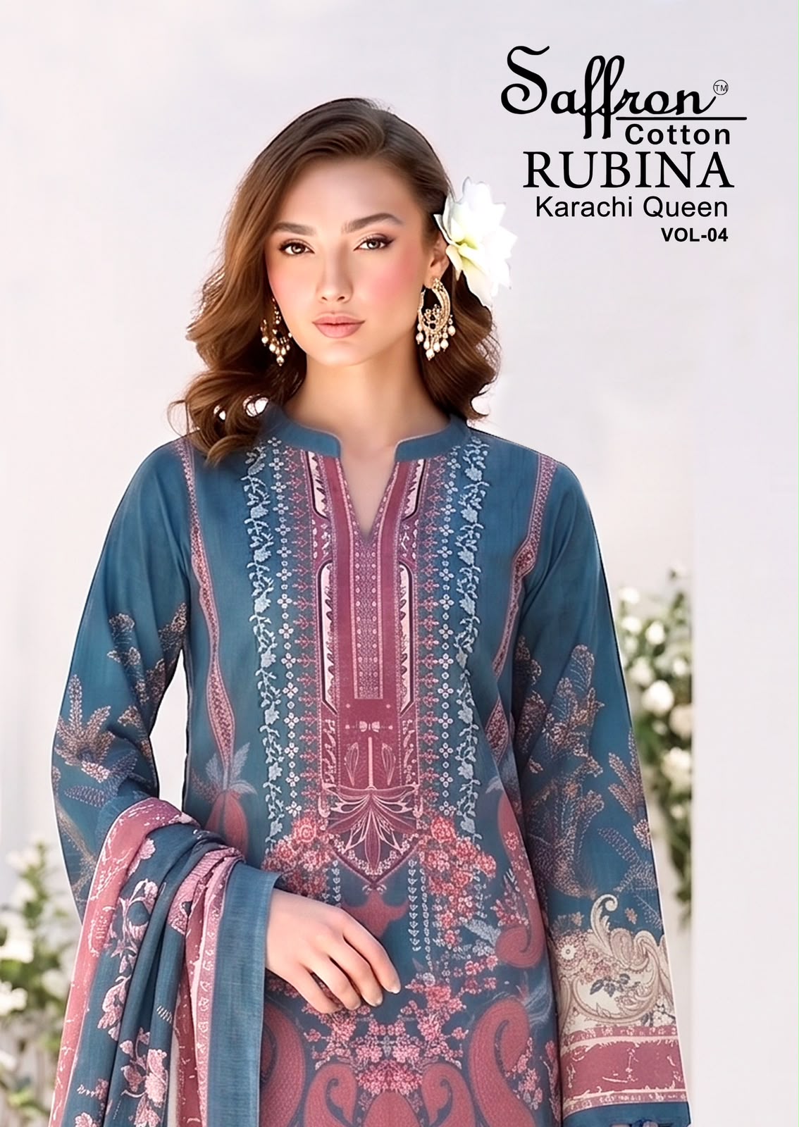 Saffron Cotton - Karachi Queen Vol.4 Saffron Cotton – Karachi Queen Vol.4 Salwar Suit Wholesale Catalog Any Occasion