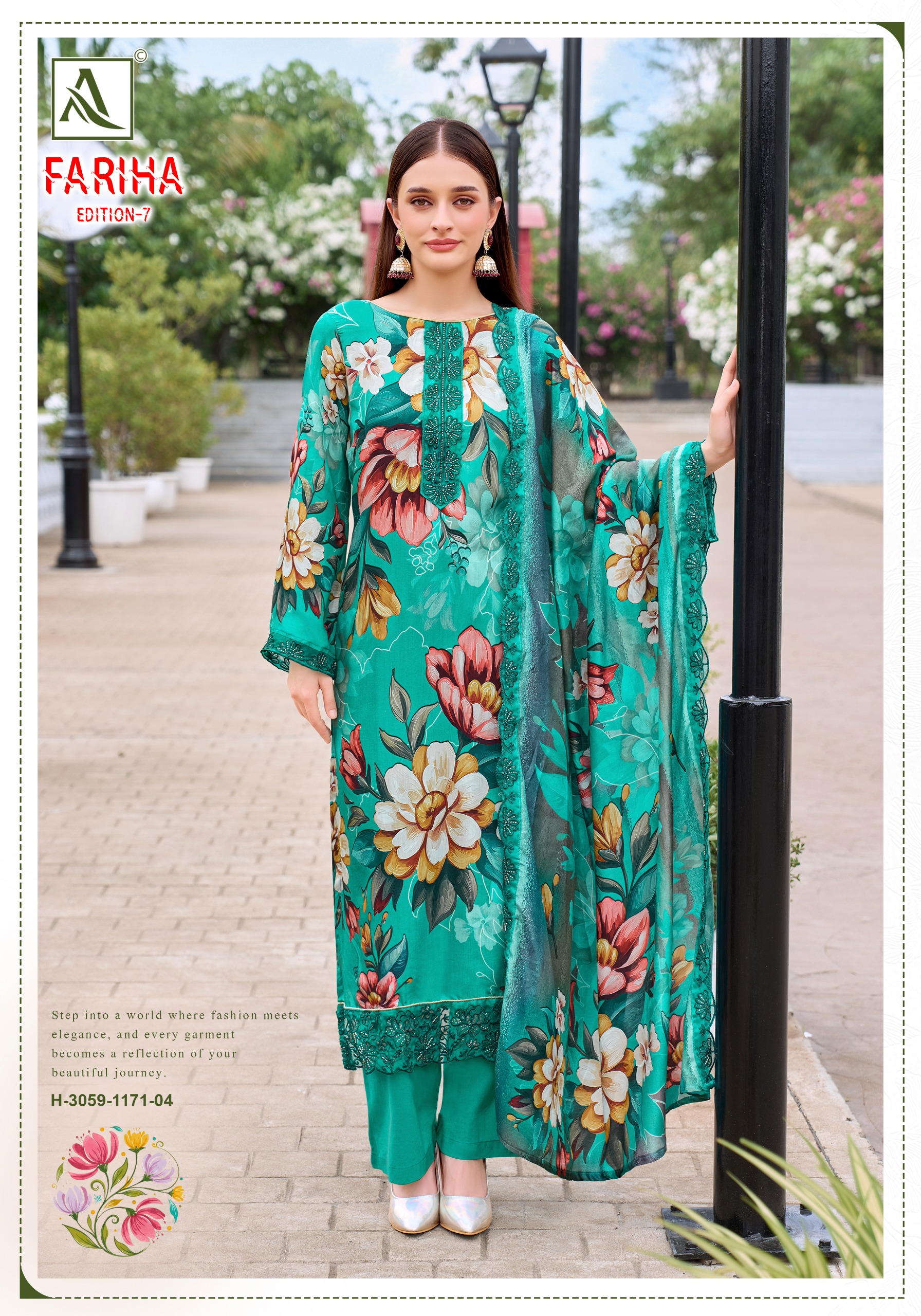 Alok Suit - Fariha Vol.7 Alok Suit – Fariha Vol.7
