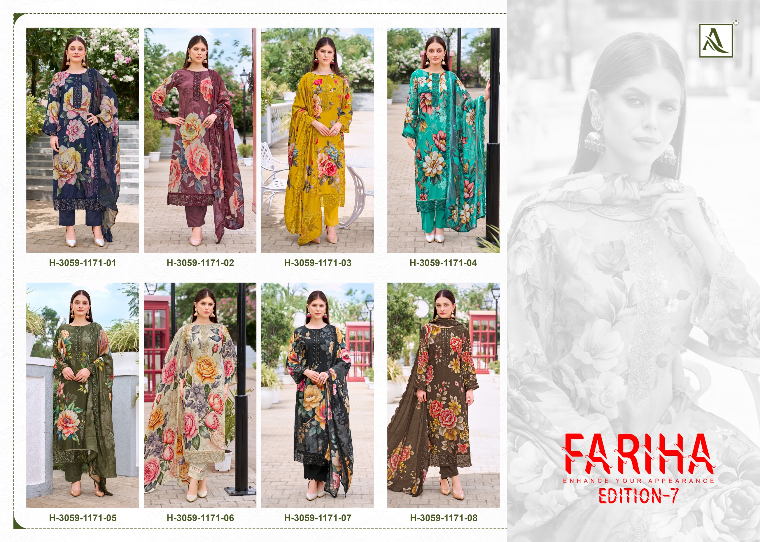 Alok Suit - Fariha Vol.7 Alok Suit – Fariha Vol.7