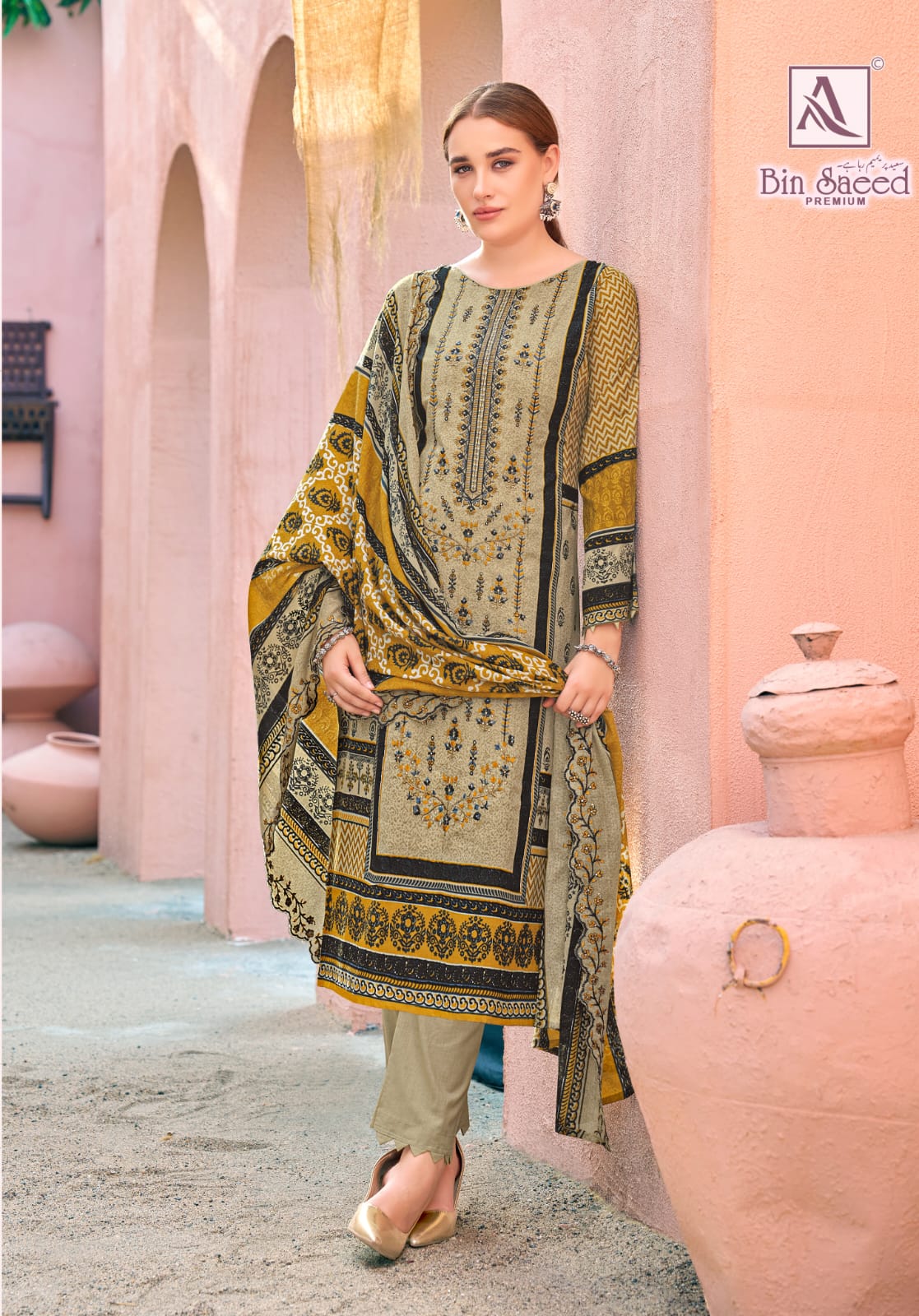 Alok Suit – Bin Saeed Premium