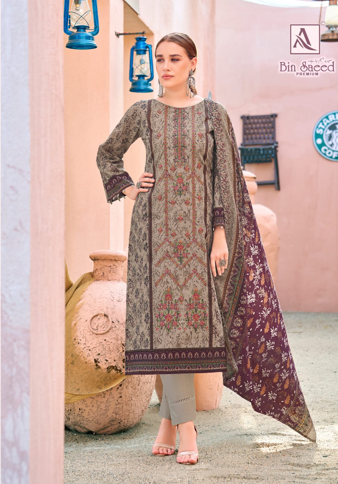 Alok Suit – Bin Saeed Premium