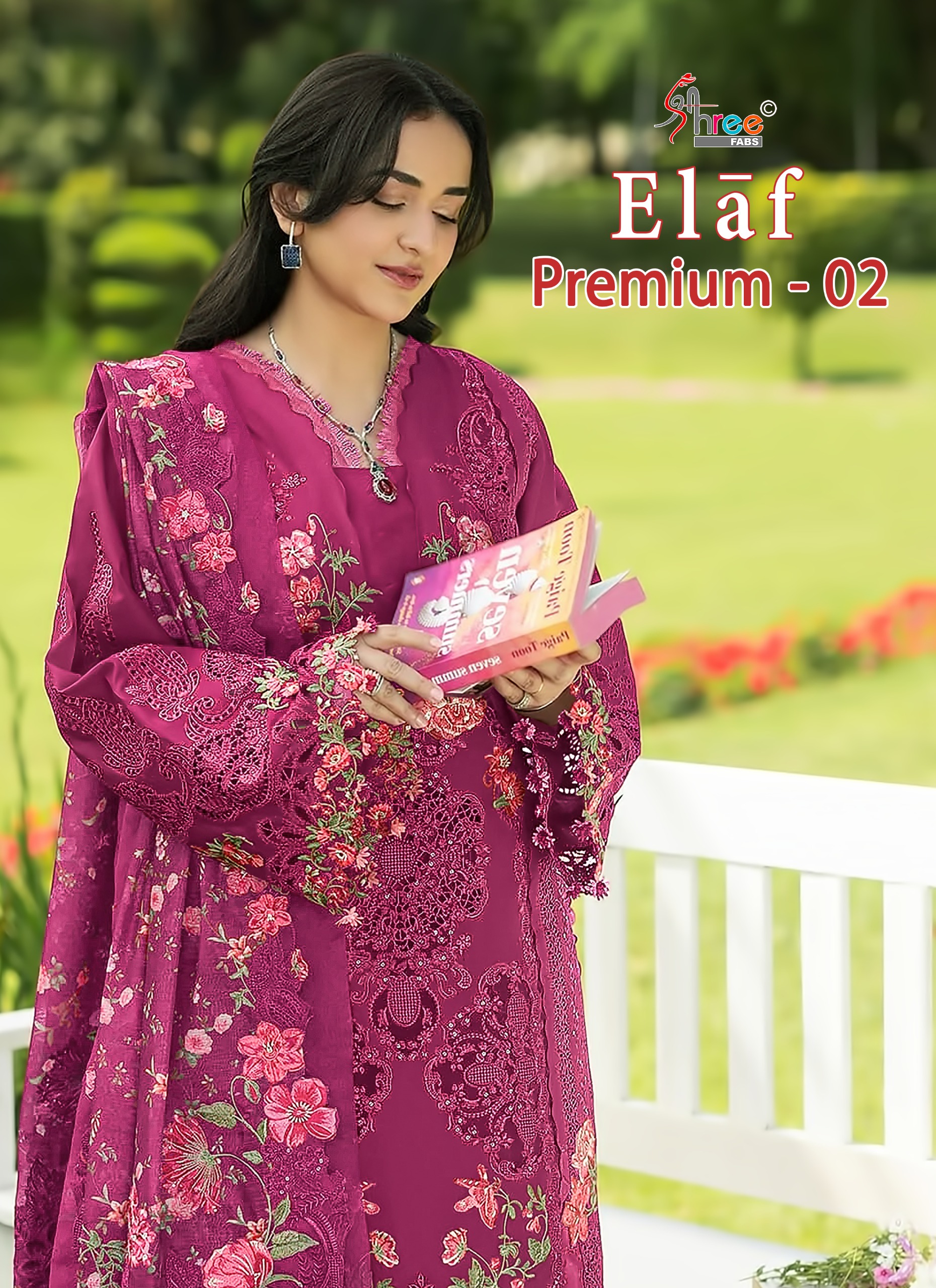 Shree Fab – Elaf Premium -2 Ciffon Duptta     Salwar Suit Wholesale Catalog Any Occasion