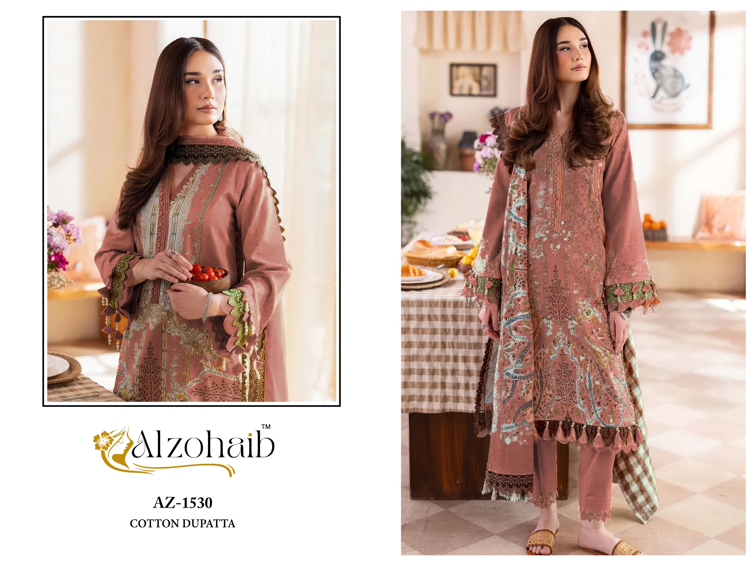Al Zohiab – Aayesha vol .1 Cotton Duptta