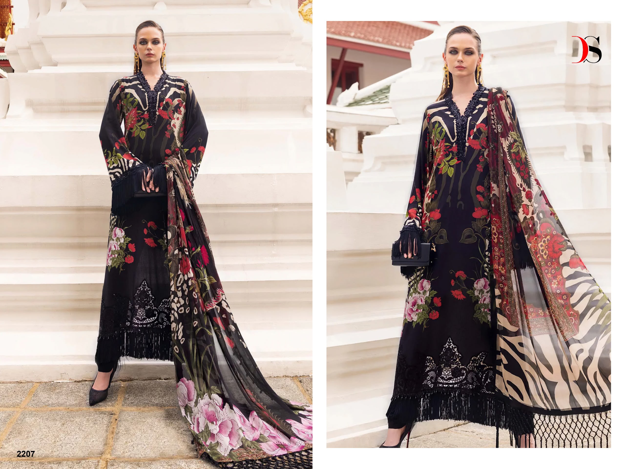 DEEPSY SUITS – Maria B M Print vol.9 Ciffon Duptta