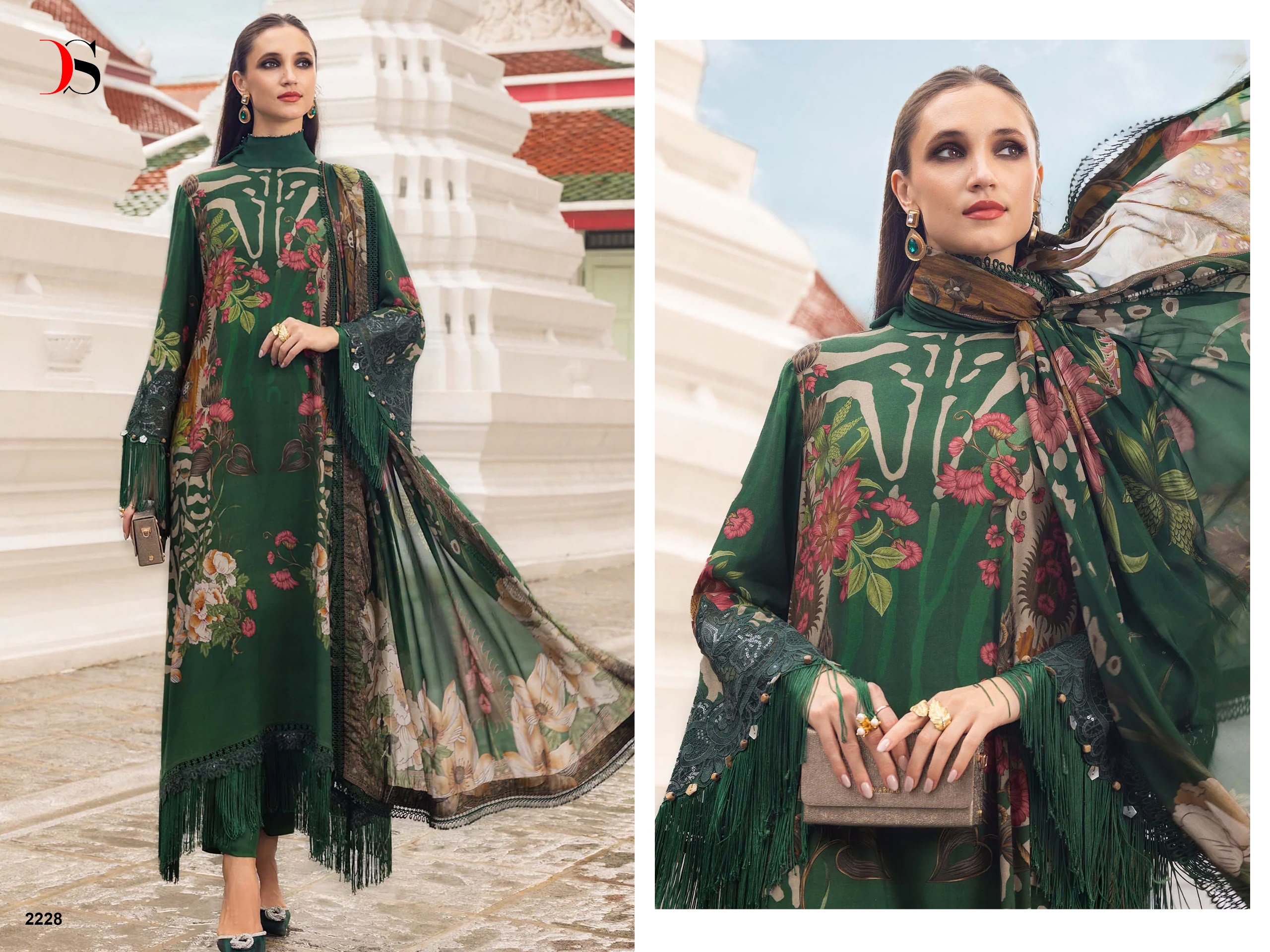 DEEPSY SUITS – Maria B M Print vol.9 Ciffon Duptta