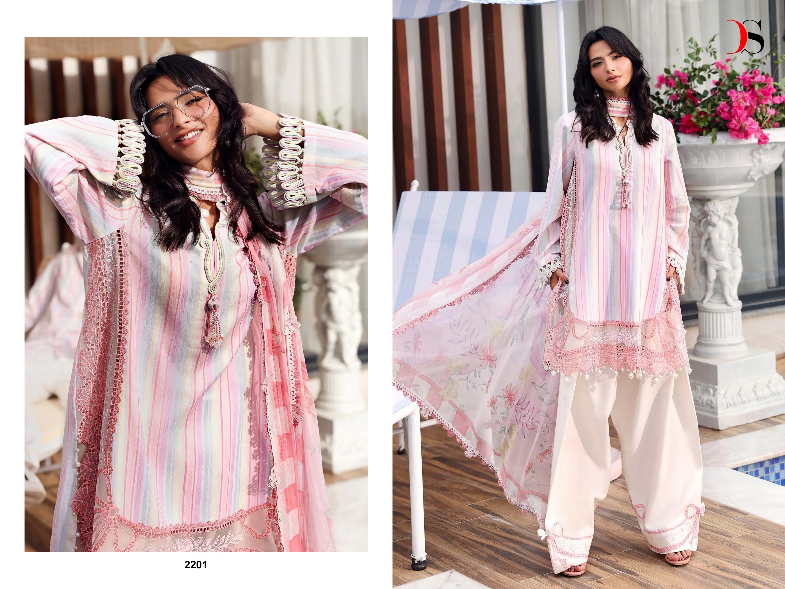 DEEPSY SUITS – Maria B M Print vol.9 Ciffon Duptta