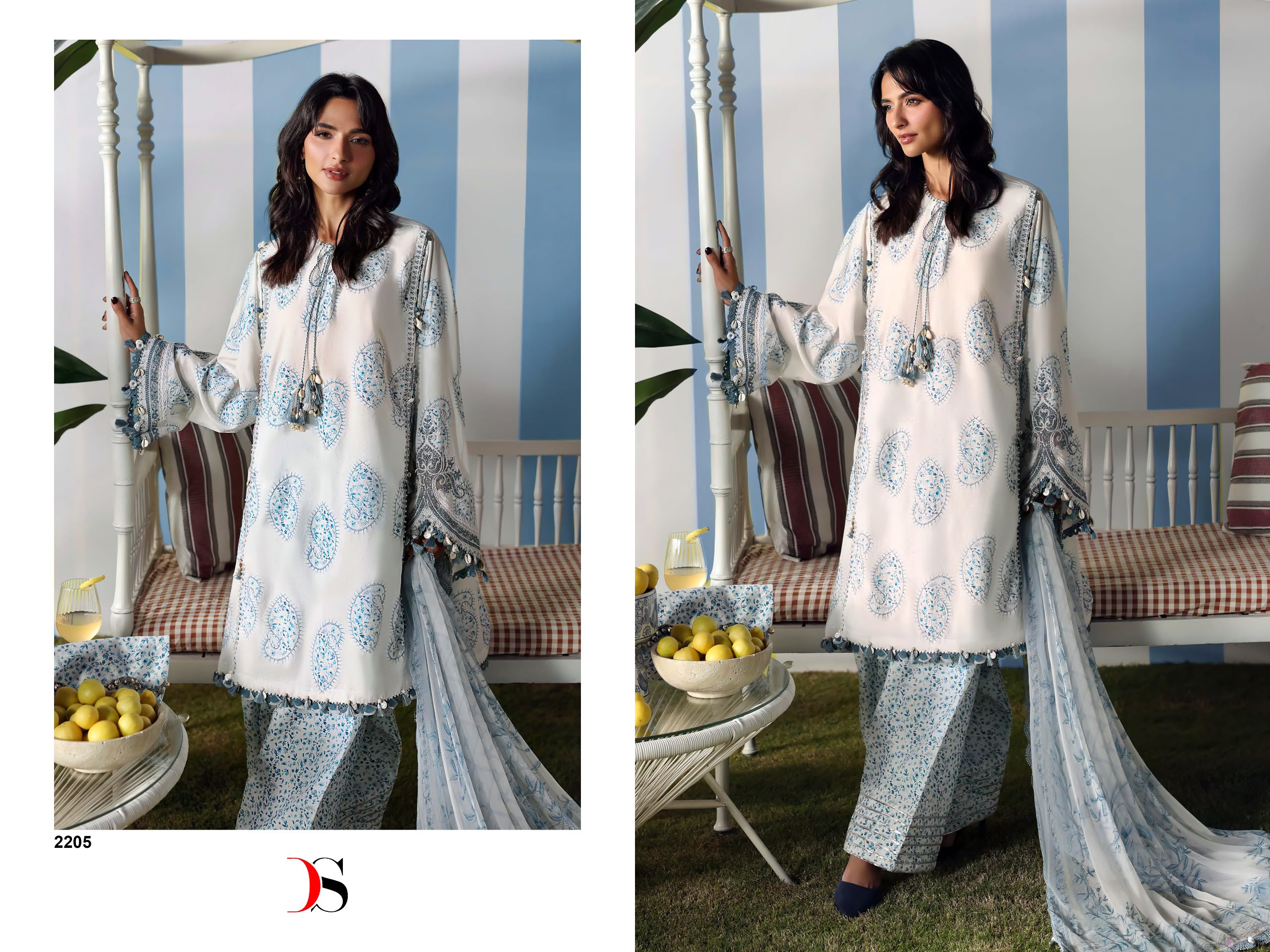 DEEPSY SUITS – Maria B M Print vol.9 Ciffon Duptta