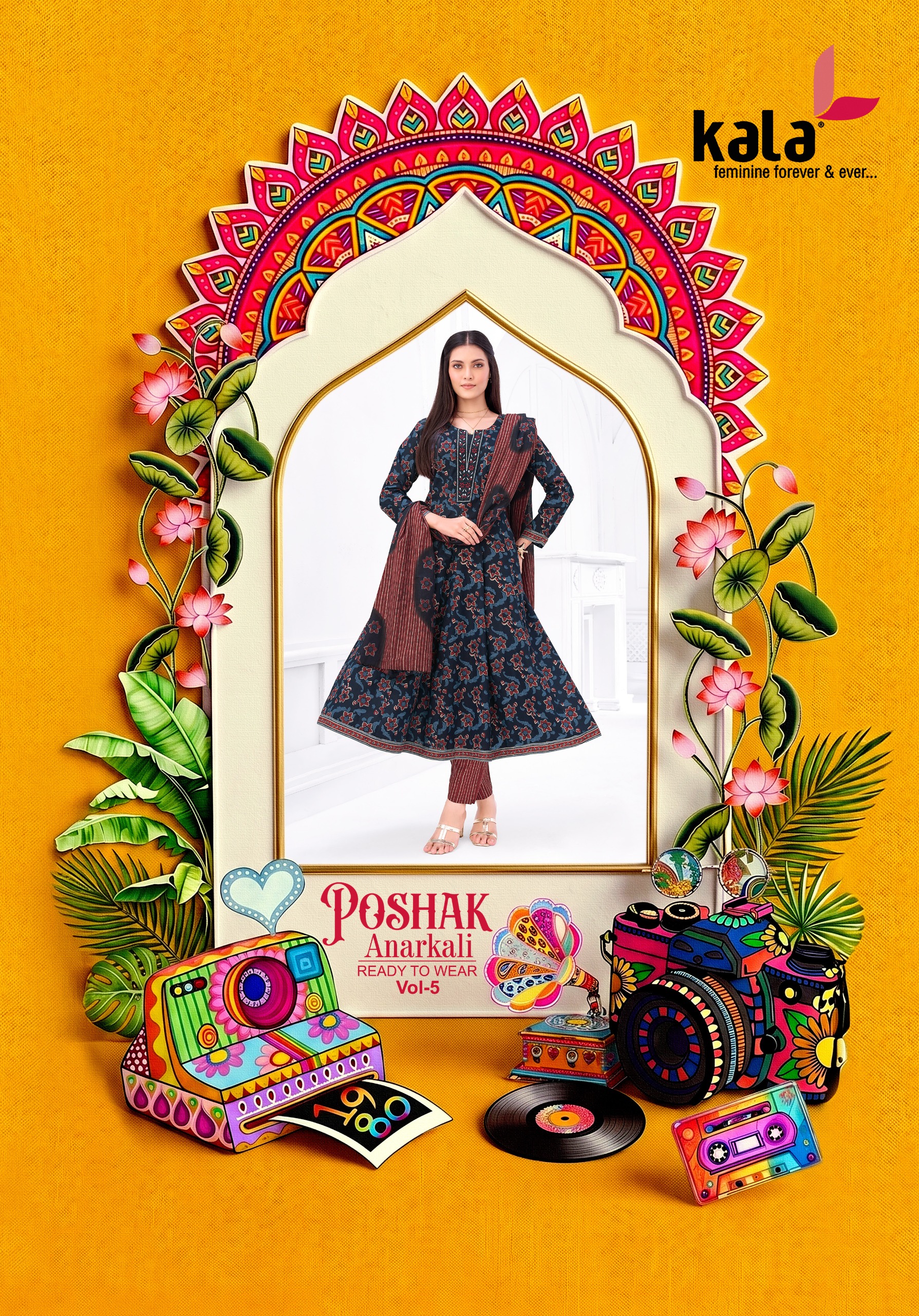 Kala Creation - Poshak Anarkali Kala Creation – Poshak Anarkali Anarkali Kurti Wholesale Catalog Any Occasion