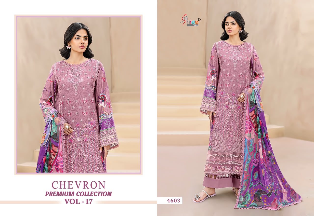 Shree Fab – Chevron vol.17 Ciffon Duptta