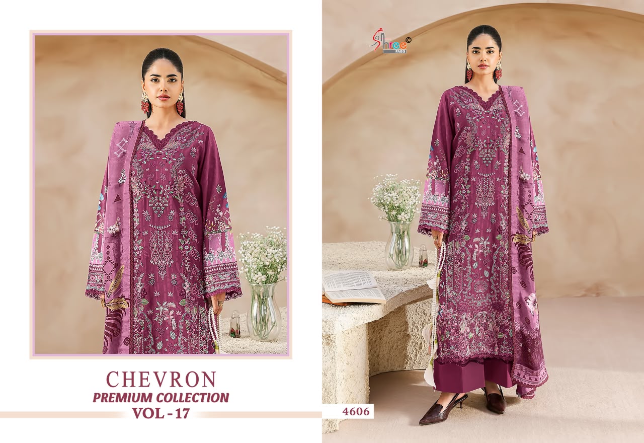 Shree Fab – Chevron vol.17 Ciffon Duptta