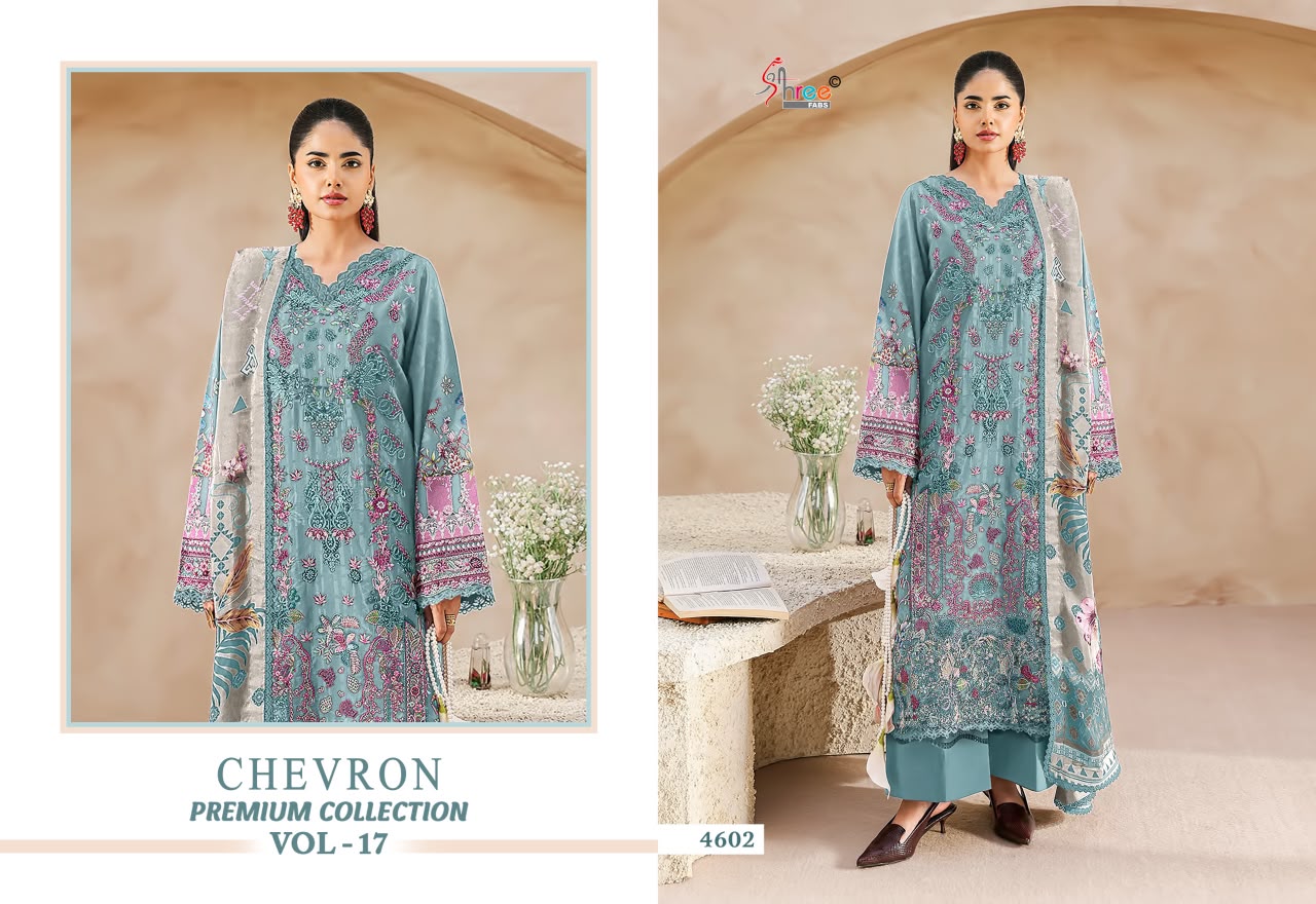 Shree Fab – Chevron vol.17 Ciffon Duptta