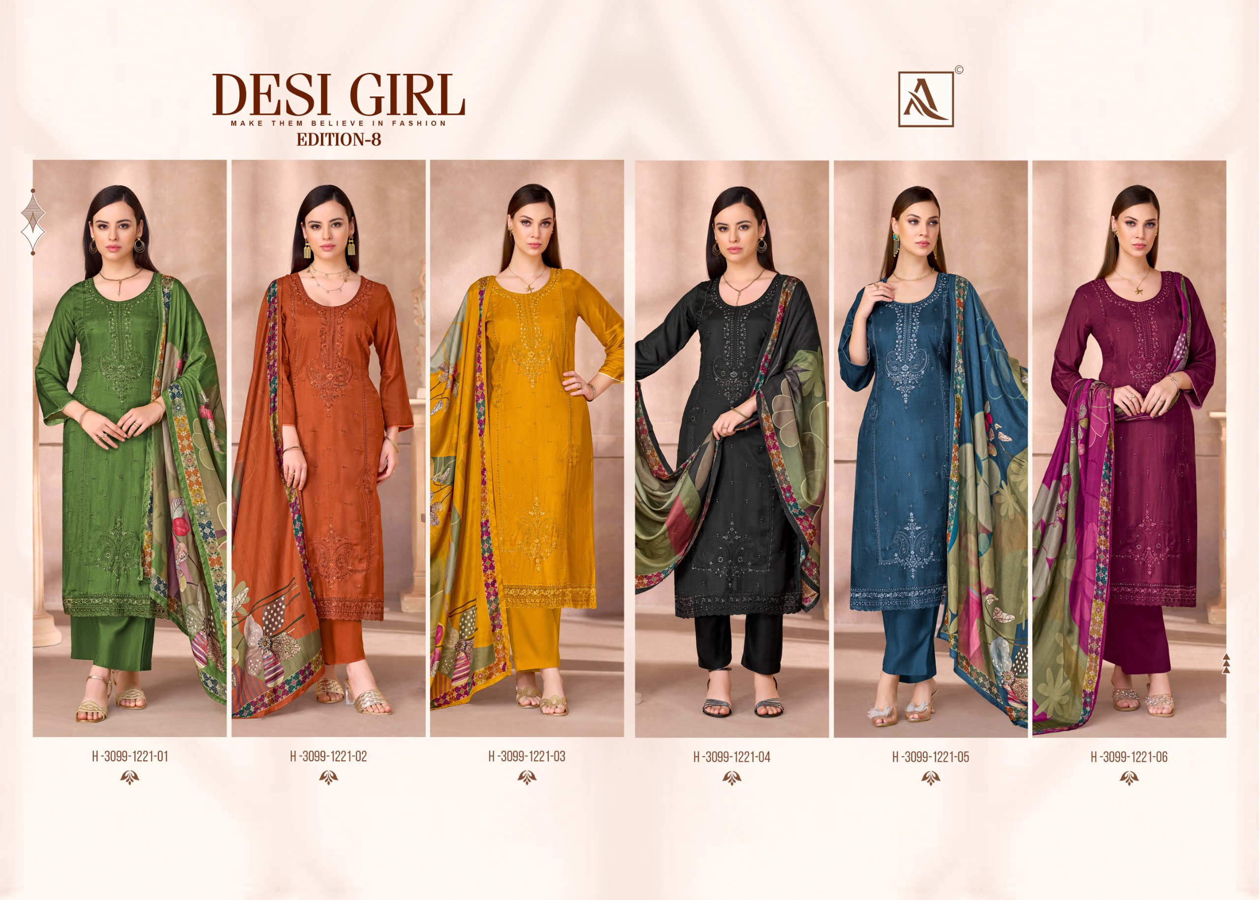 Alok Suit - Desi Girl Vol.8 Alok Suit – Desi Girl Vol.8