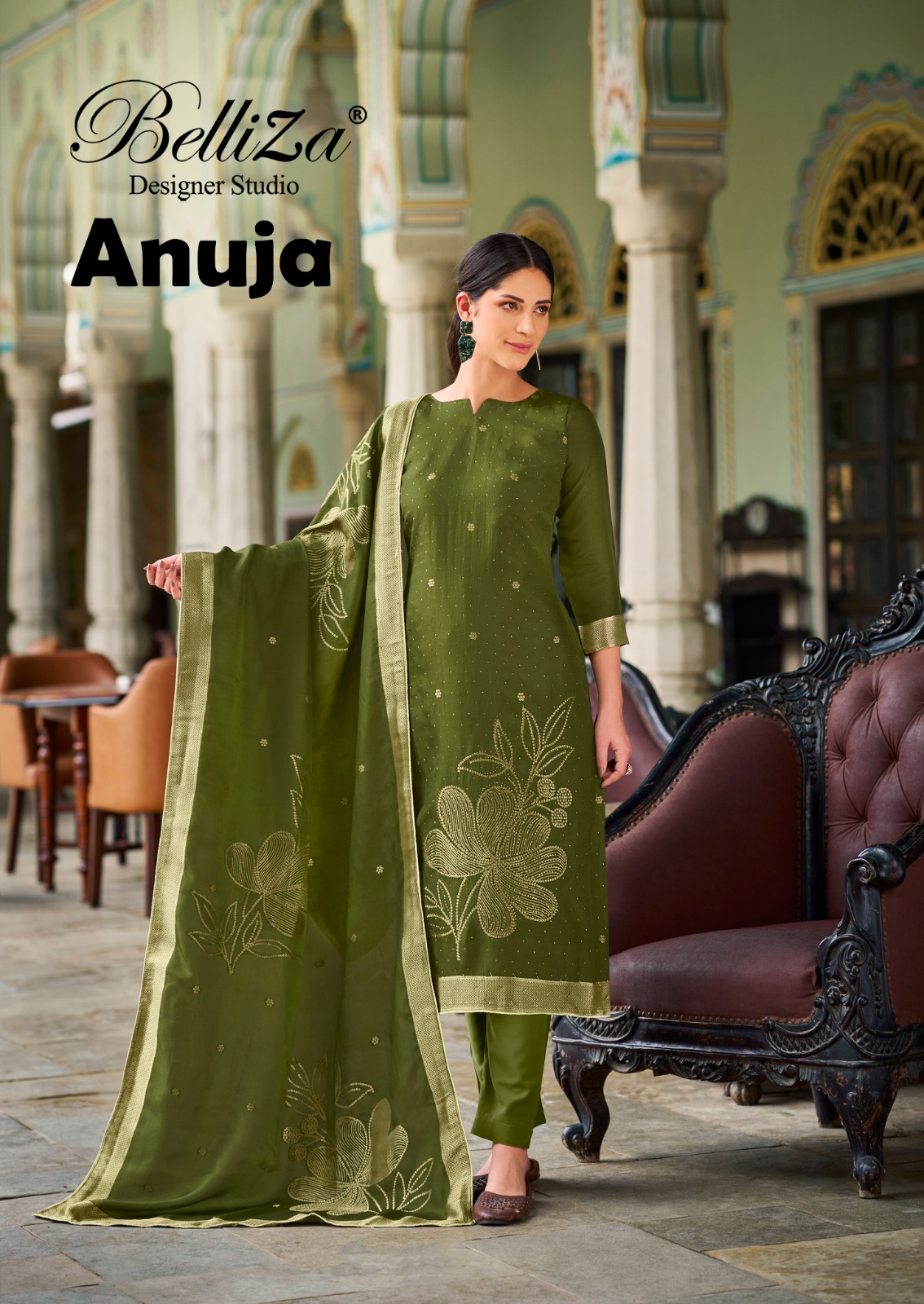 BelliZa DesigNer StuDio – Anuja     Salwar Suit Wholesale Catalog Festival