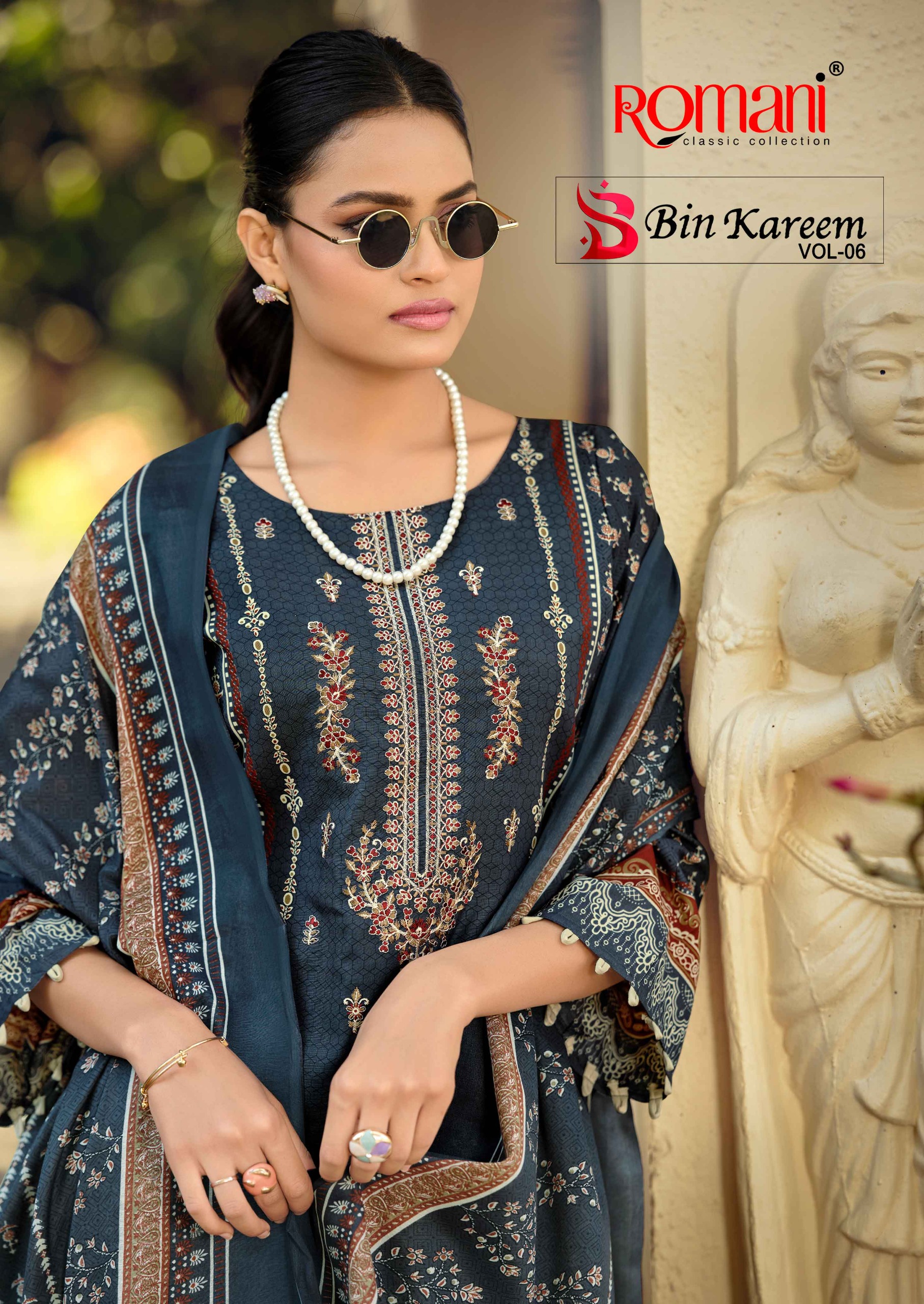 Romani – Bin Kareem Vol.6     Salwar Suit Wholesale Catalog Casual Wear