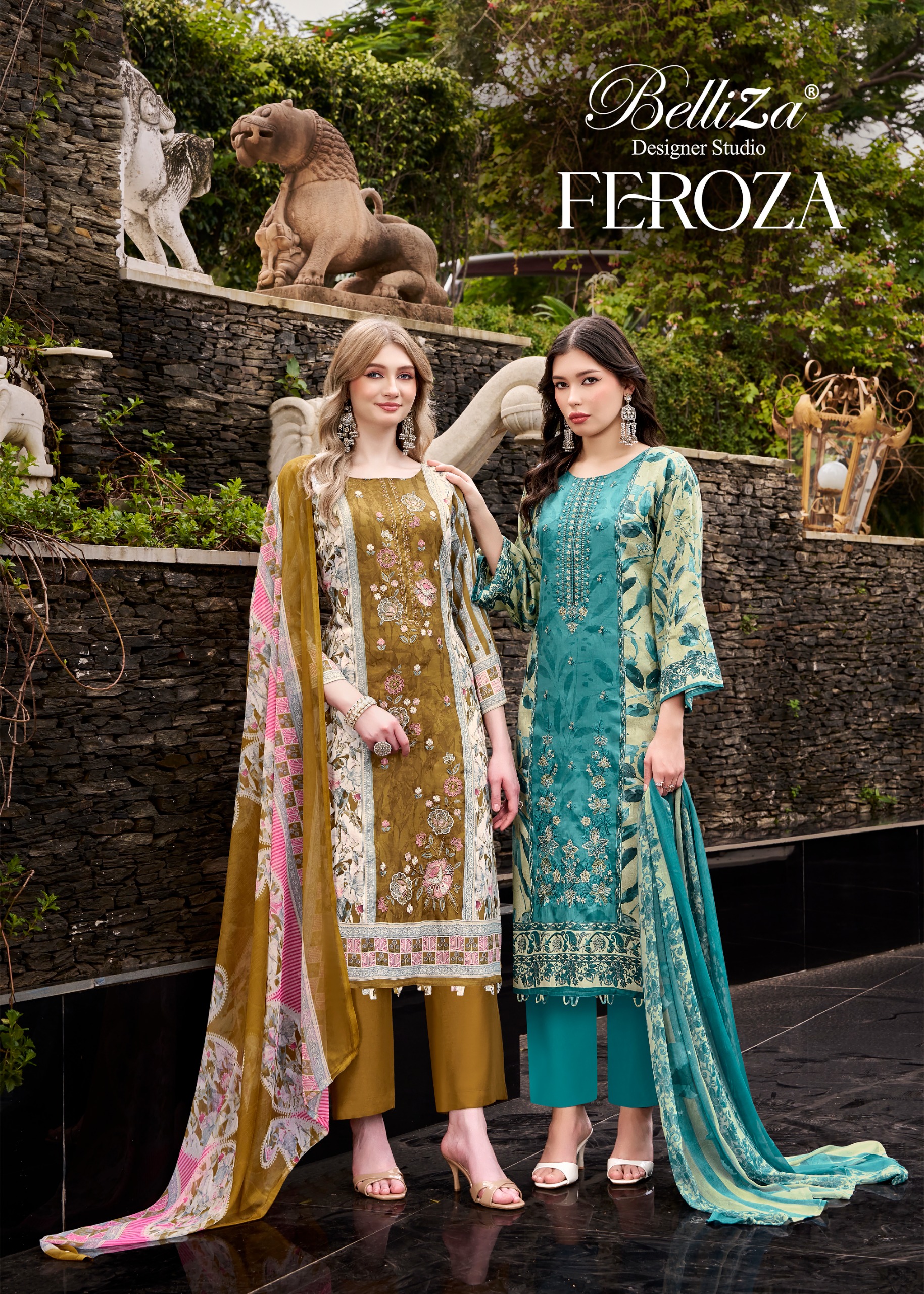 BelliZa DesigNer StuDio – Feroza     Salwar Suit Wholesale Catalog Festival