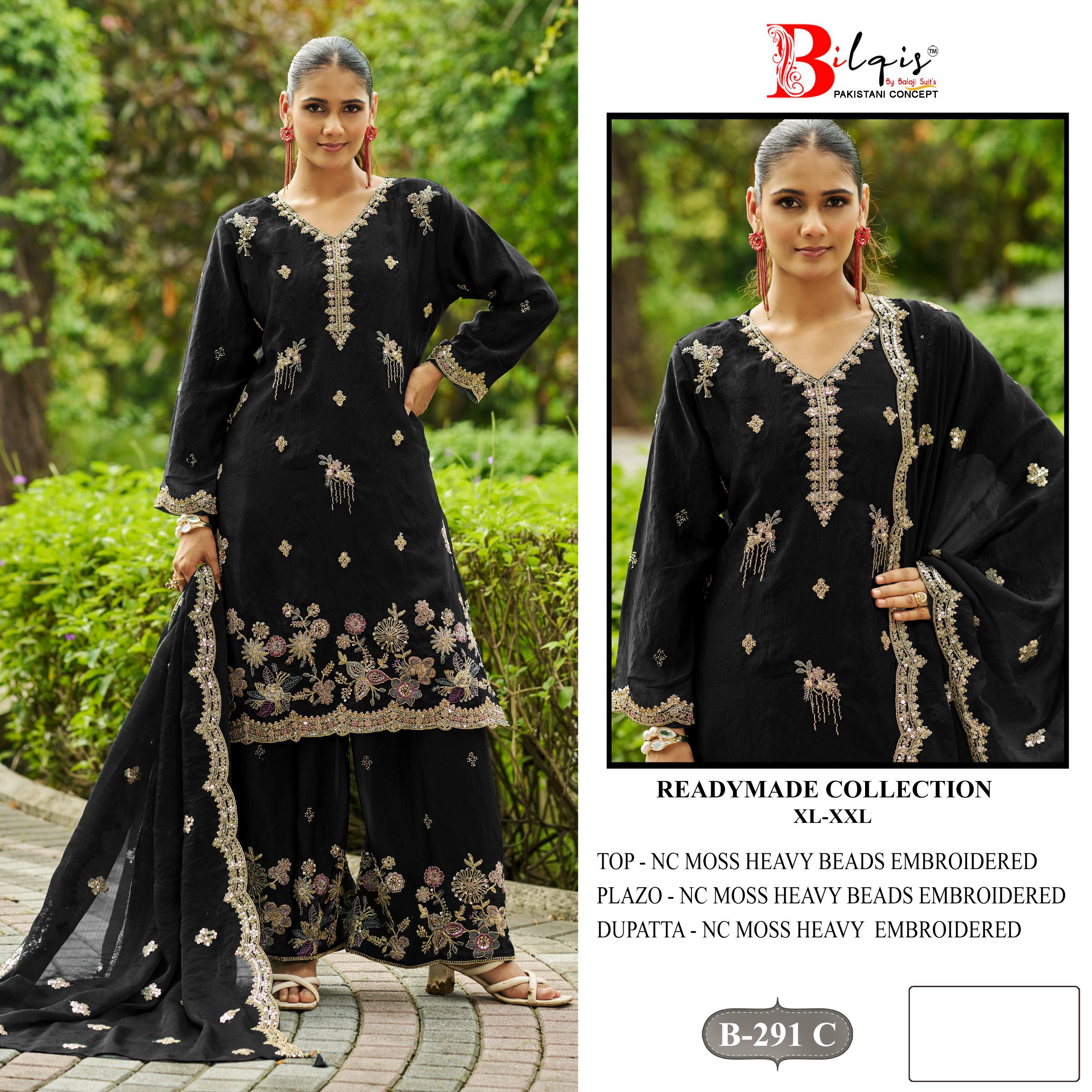 Bilqis – D.No.291     Readymade Wholesale Catalog Party Wear