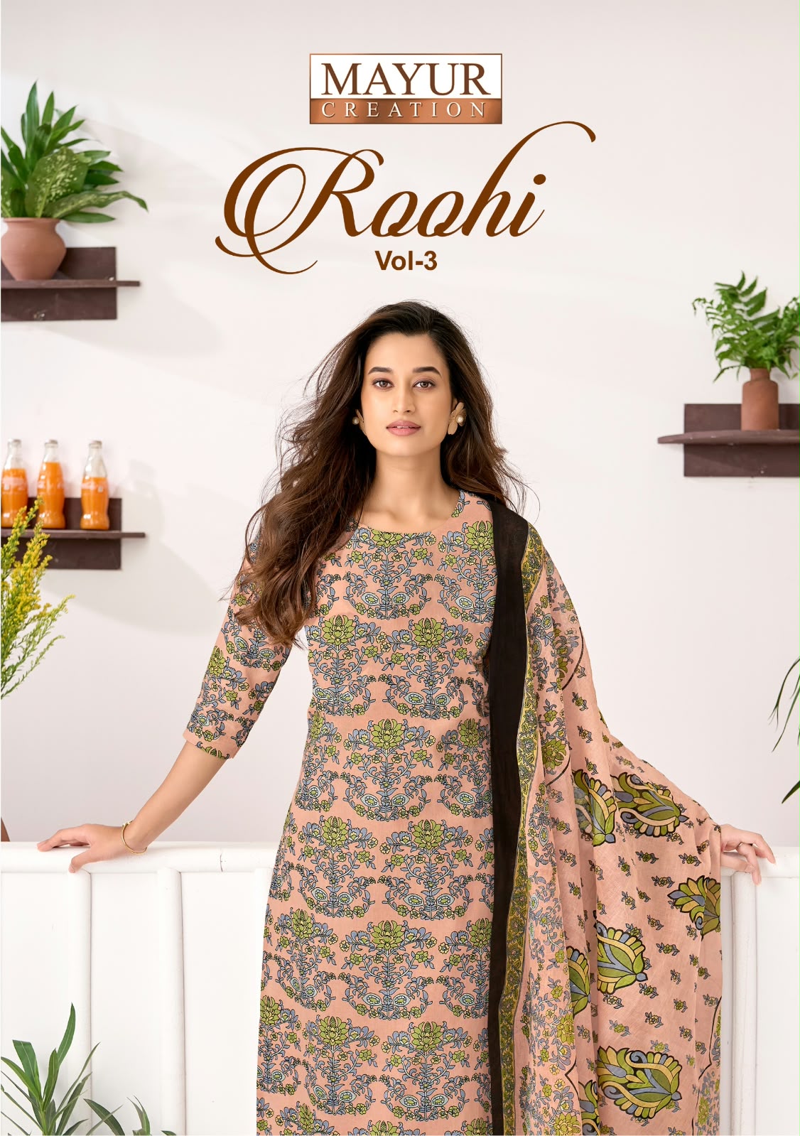 Mayur Creation – Roohi Vol.3     Cotton Printed Wholesale Catalog Cotton Print