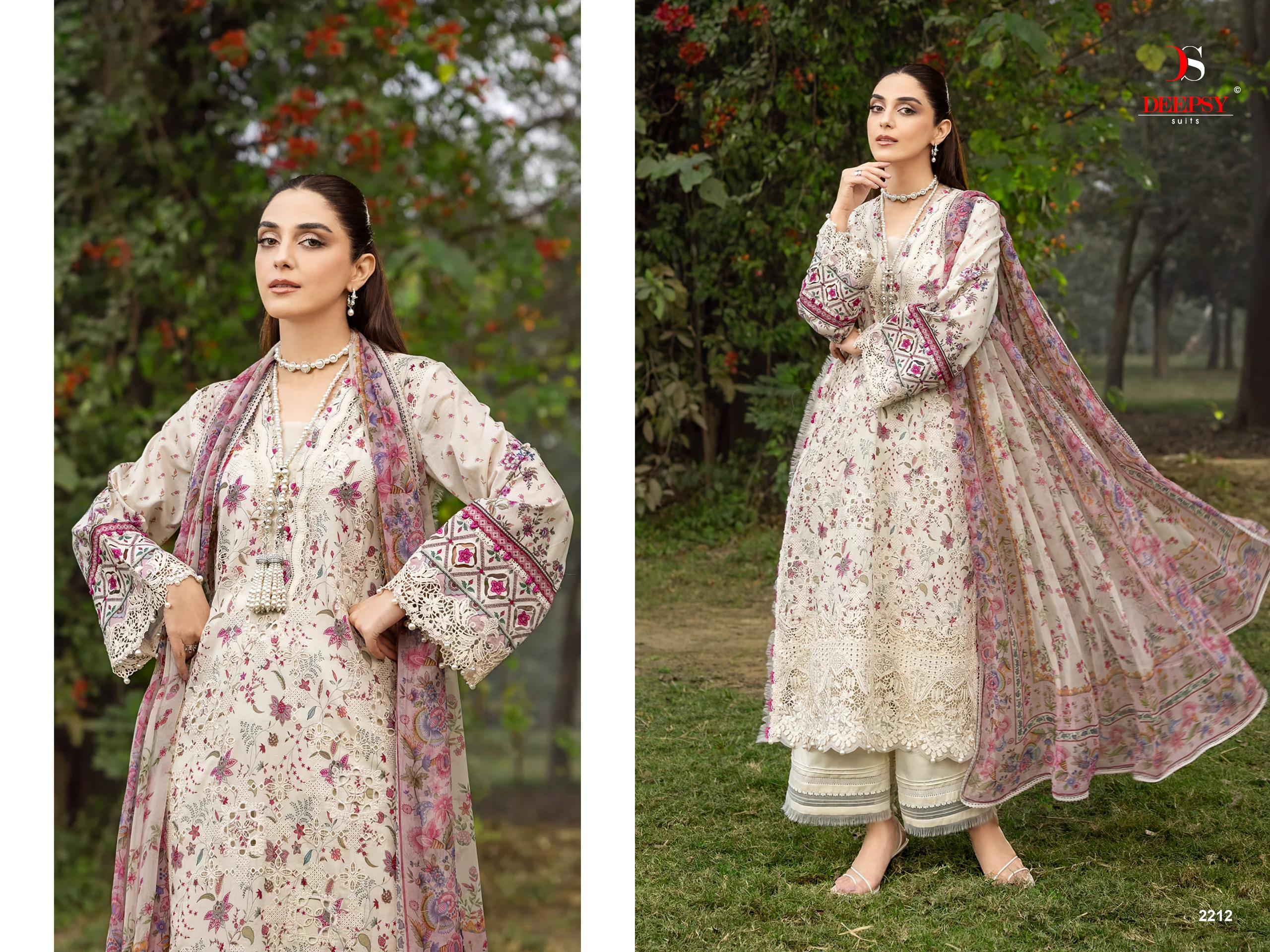DEEPSY SUITS - Elaf chikankari 2 Ciffon Duptta DEEPSY SUITS – Elaf chikankari 2 Cotton Duptta
