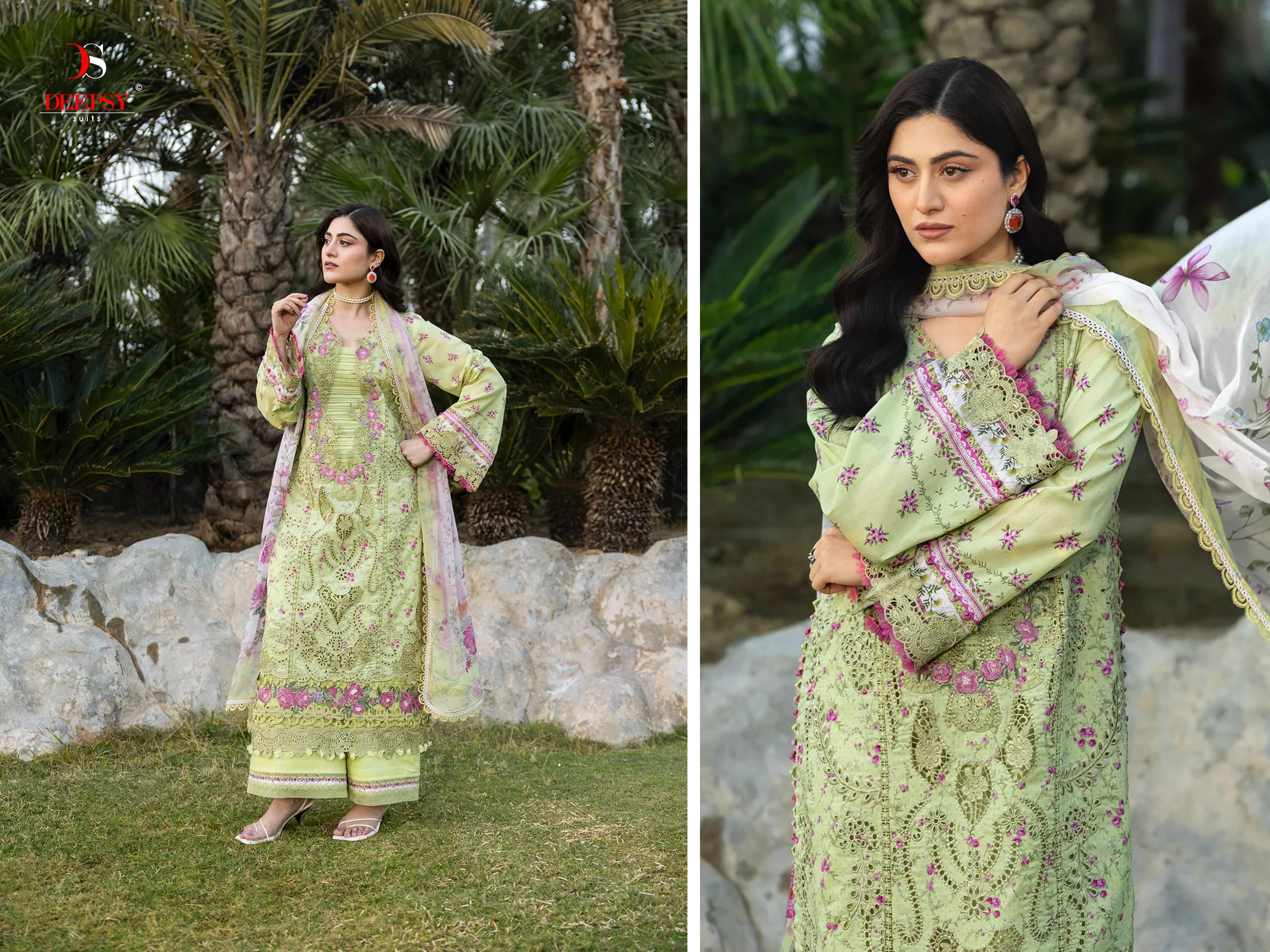 DEEPSY SUITS - Elaf chikankari 2 Ciffon Duptta DEEPSY SUITS – Elaf chikankari 2 Cotton Duptta