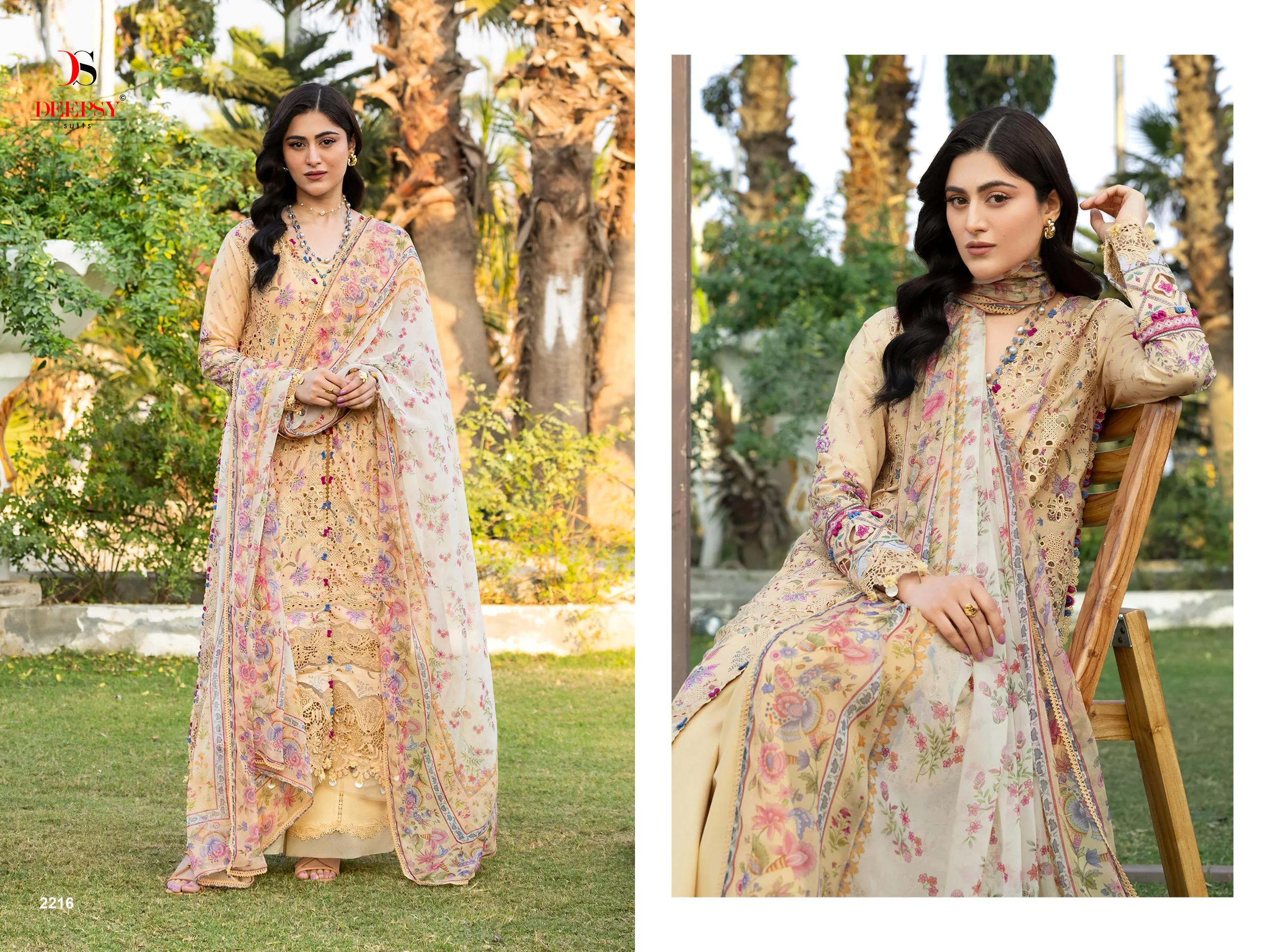 DEEPSY SUITS - Elaf chikankari 2 Ciffon Duptta DEEPSY SUITS – Elaf chikankari 2 Cotton Duptta