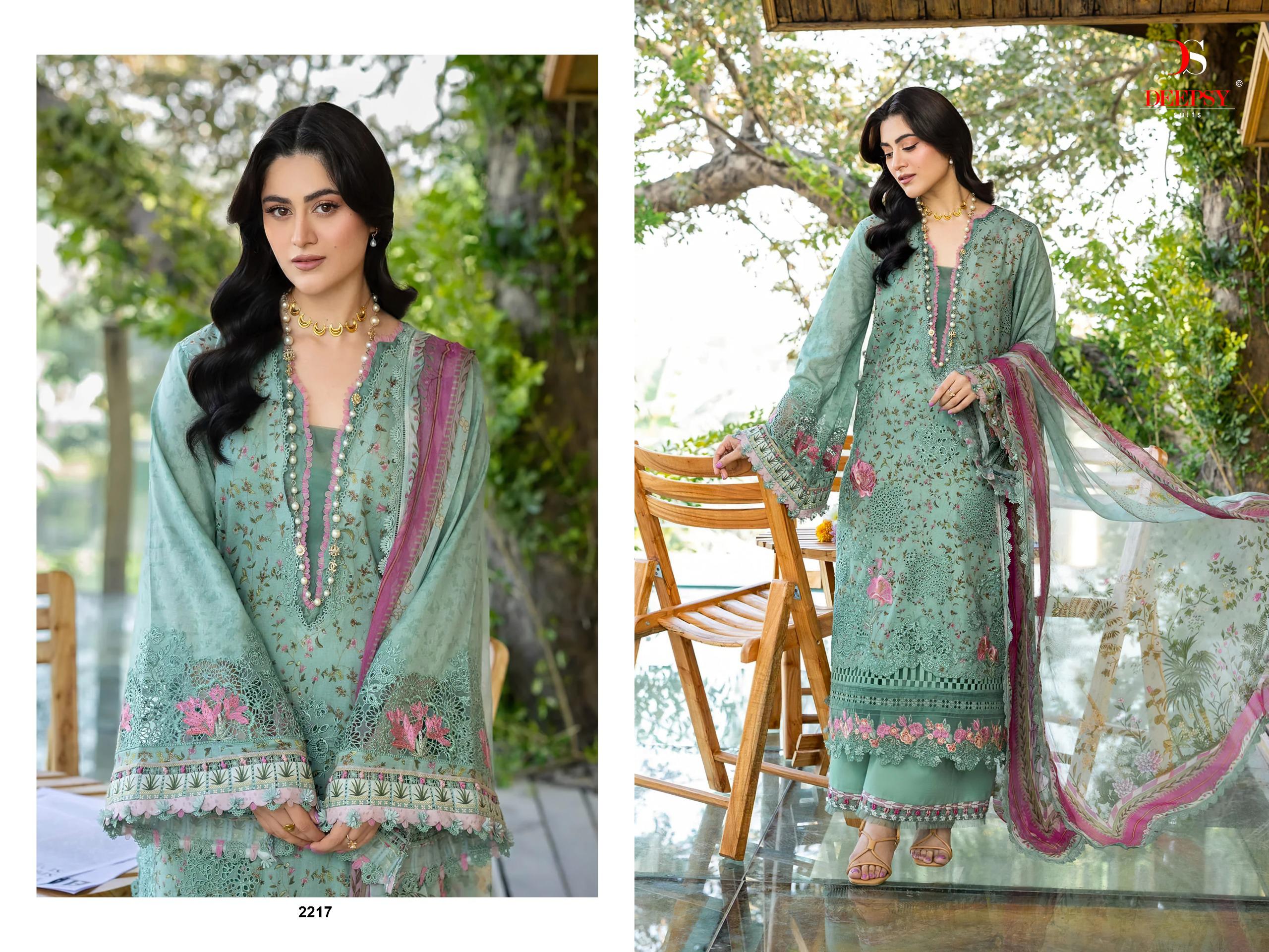 DEEPSY SUITS - Elaf chikankari 2 Ciffon Duptta DEEPSY SUITS – Elaf chikankari 2 Cotton Duptta