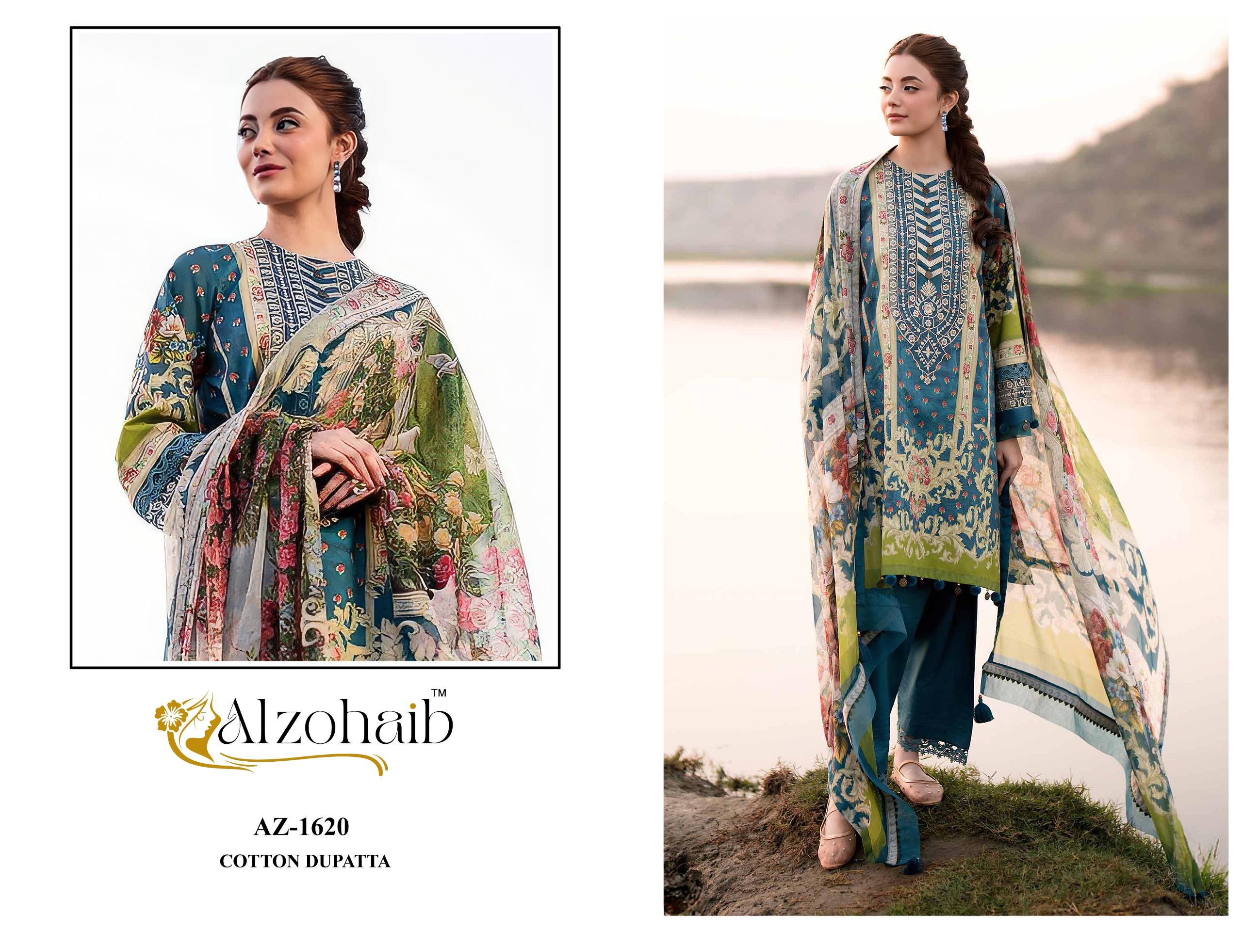 Al Zohaib - Farida vol.1 Ciffon Duptta Al Zohaib – Farida vol.1 Cotton Duptta