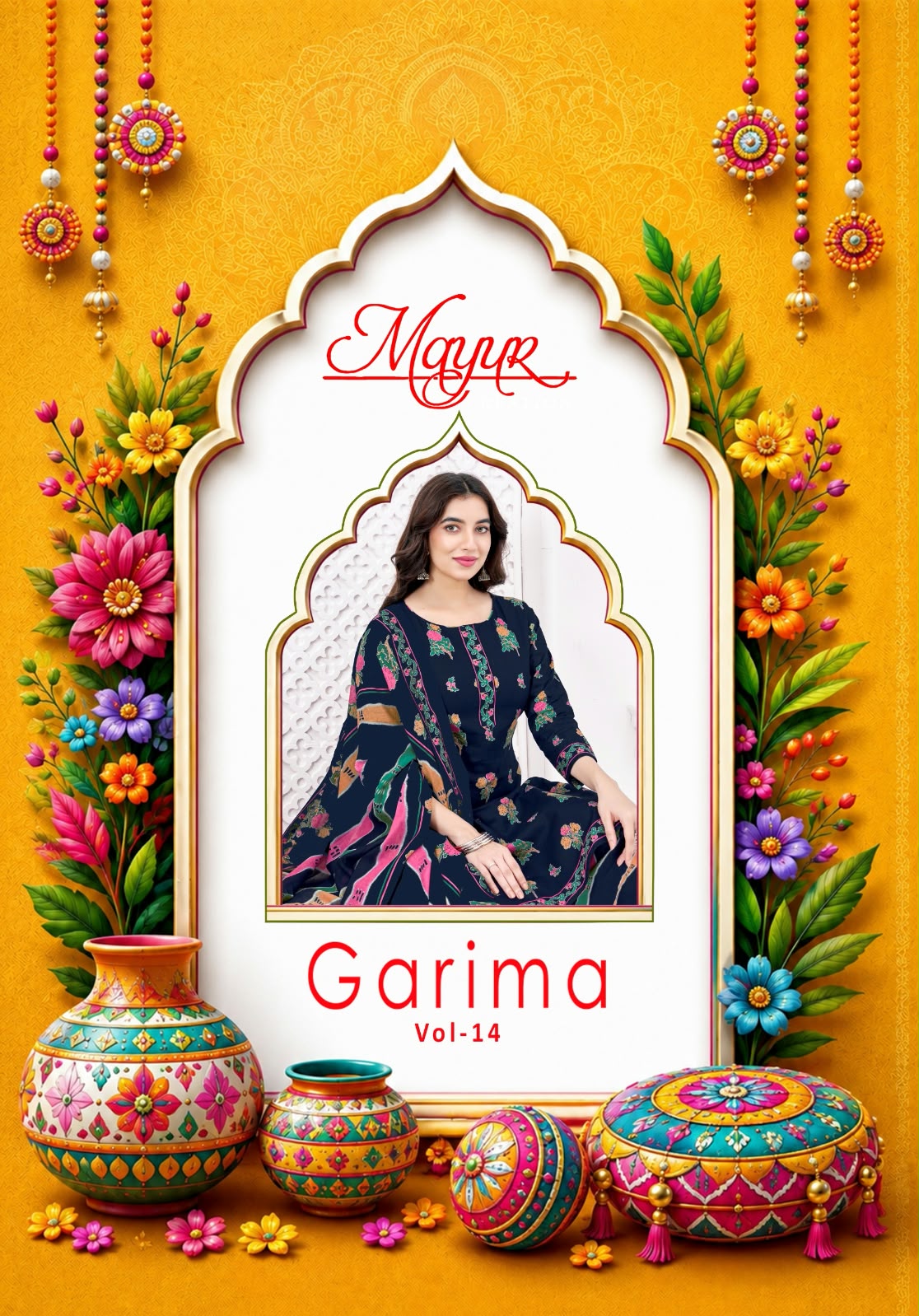 Mayur Creation - Garima Vol.14 Mayur Creation – Garima Vol.14 Cotton Printed Wholesale Catalog Cotton Print