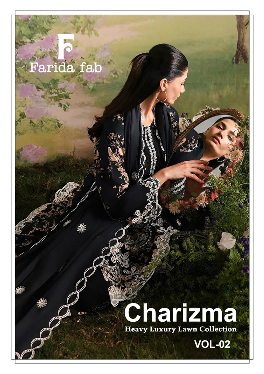 Farida Fab - Charizma vol.2 Farida Fab – Charizma Vol.2 Cotton Printed Wholesale Catalog Any Occasion