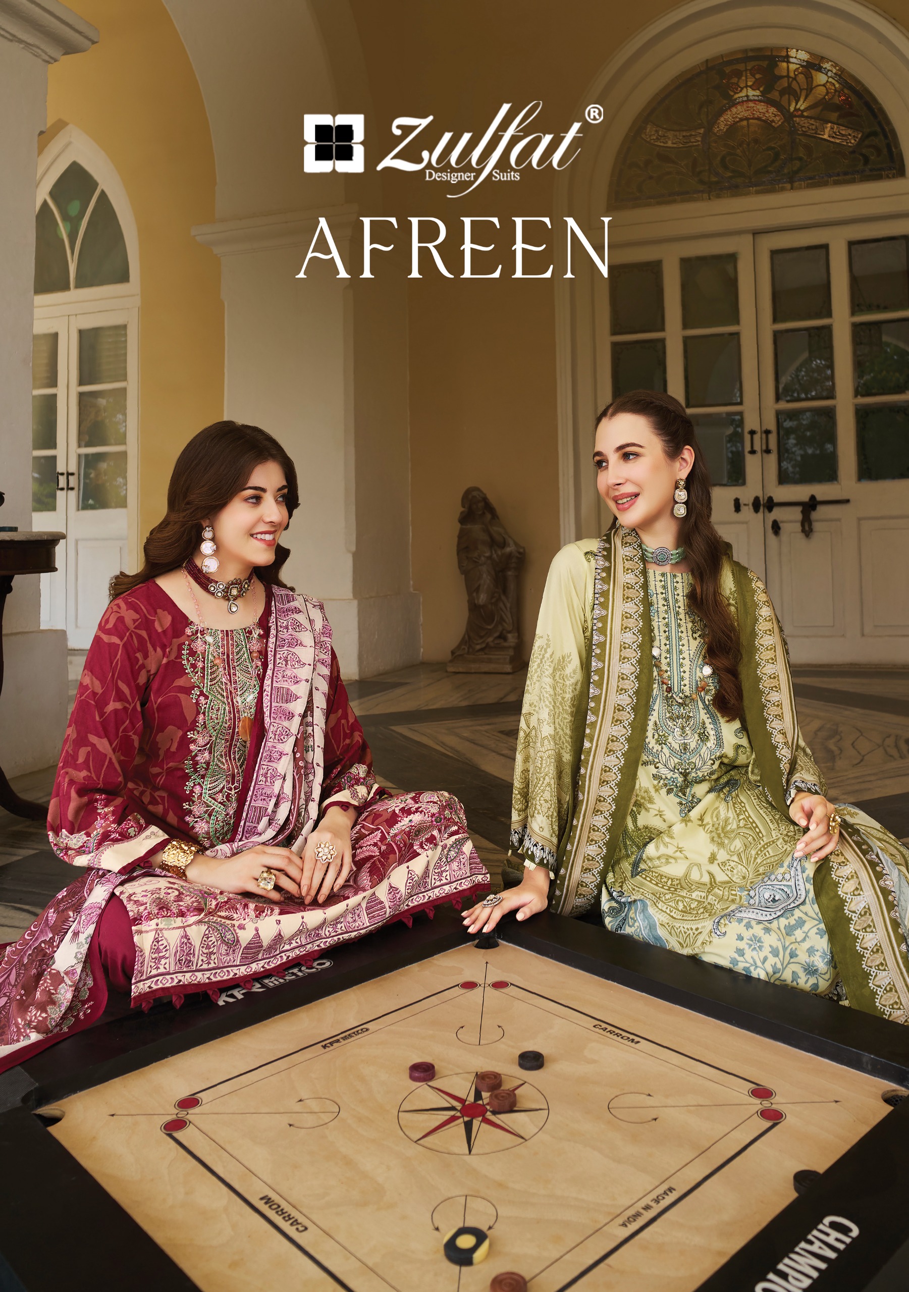 Zulfat Designer Suits - Afreen Zulfat Designer Suits – Afreen Salwar Suit Wholesale Catalog Any Occasion