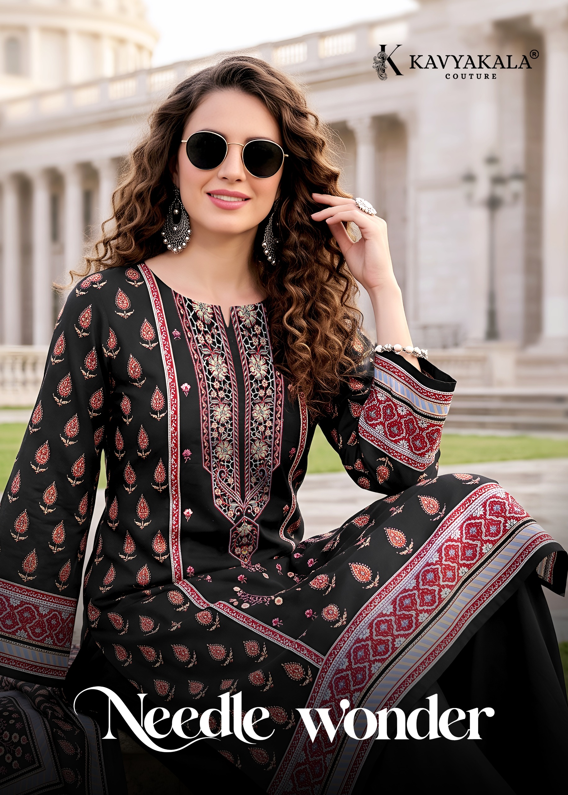 Kavyakala – Needle Wonder     Salwar Suit Wholesale Catalog Any Occasion